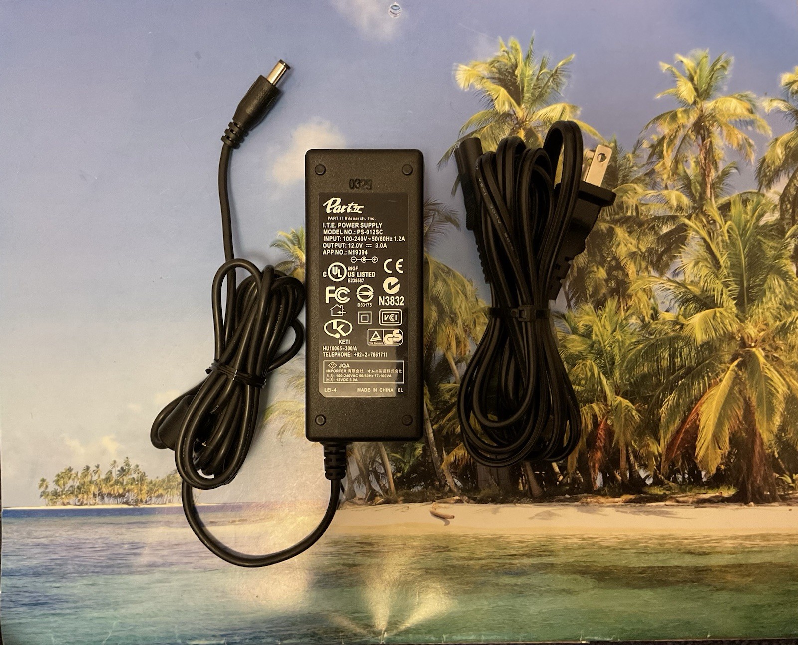 GENUINE I.T.E PART II Research-PS012SC I.T.E Power Supply 12V 3A
