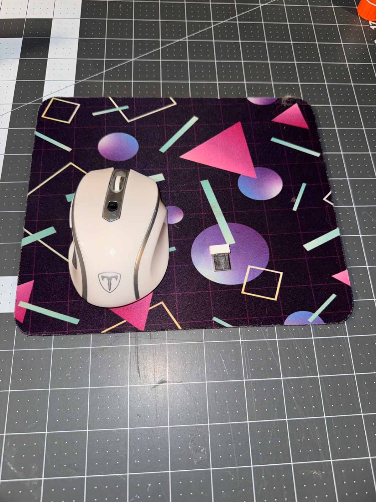 2.4G Wireless Portable USB Mobile Mouse with Vaporwave Mousepad VicTsing MM057