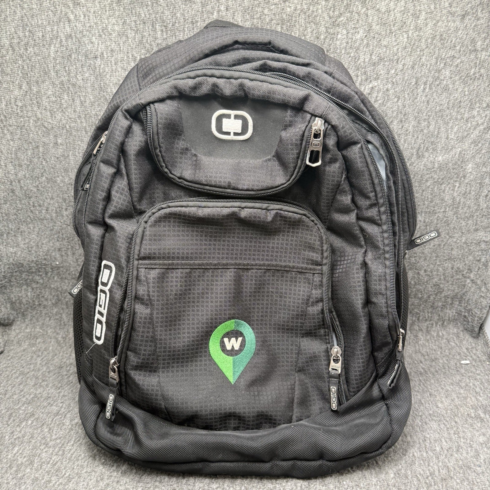 OGIO Excelsior Backpack Black Silver Laptop Bag Model 411069 s12