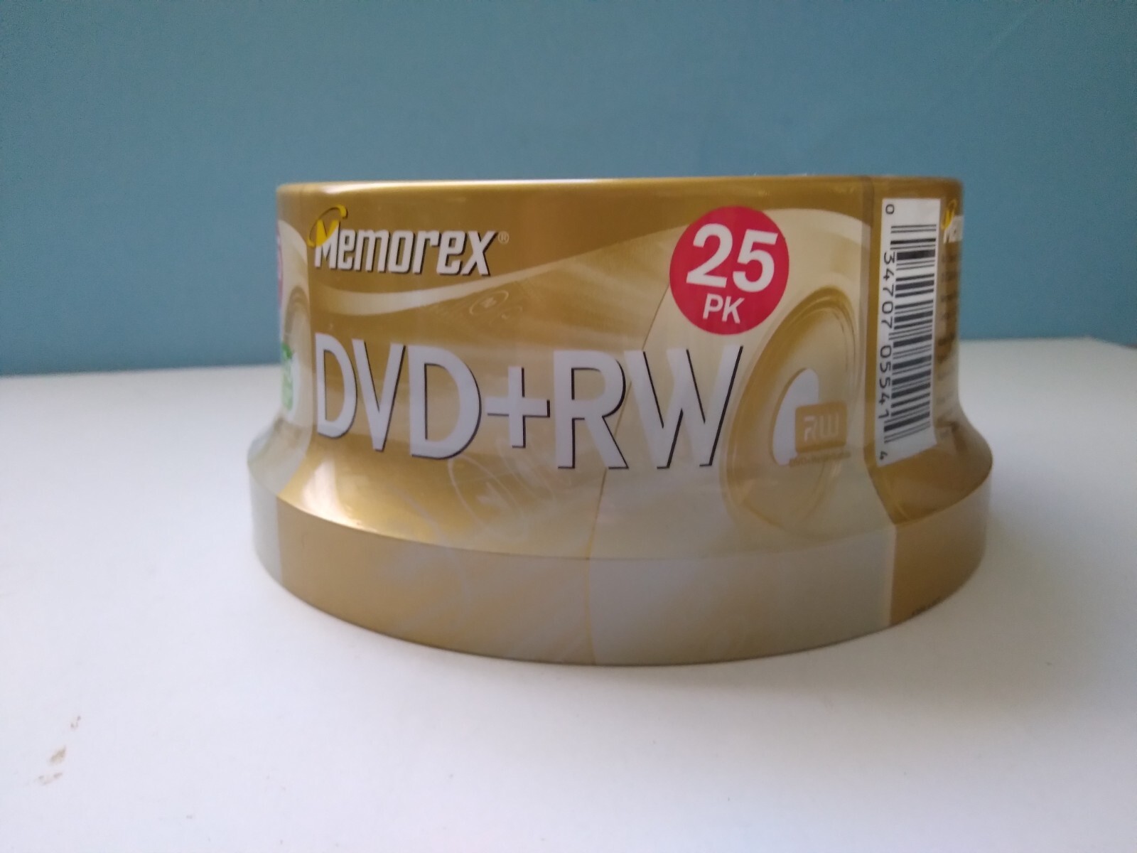 BRAND NEW Memorex DVD+RW 25-pack (4X / 4.7GB / 120min) Rewritable Discs