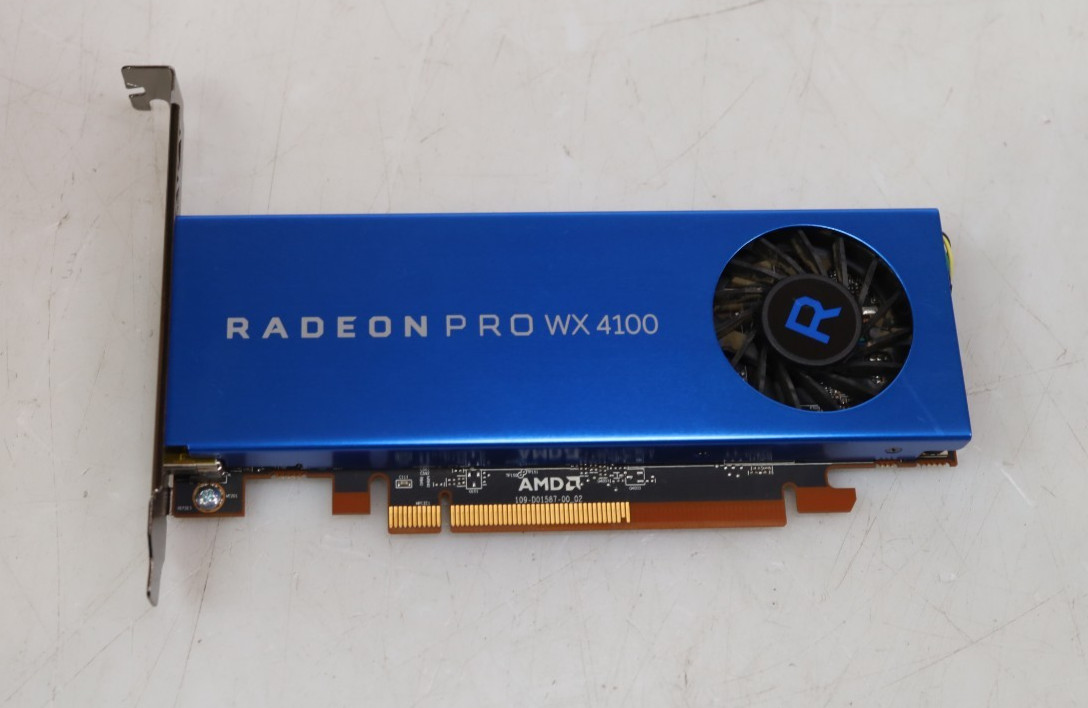 AMD Radeon Pro WX4100 4GB GDDR5 PCI-E 3.0 x8 Graphics Card