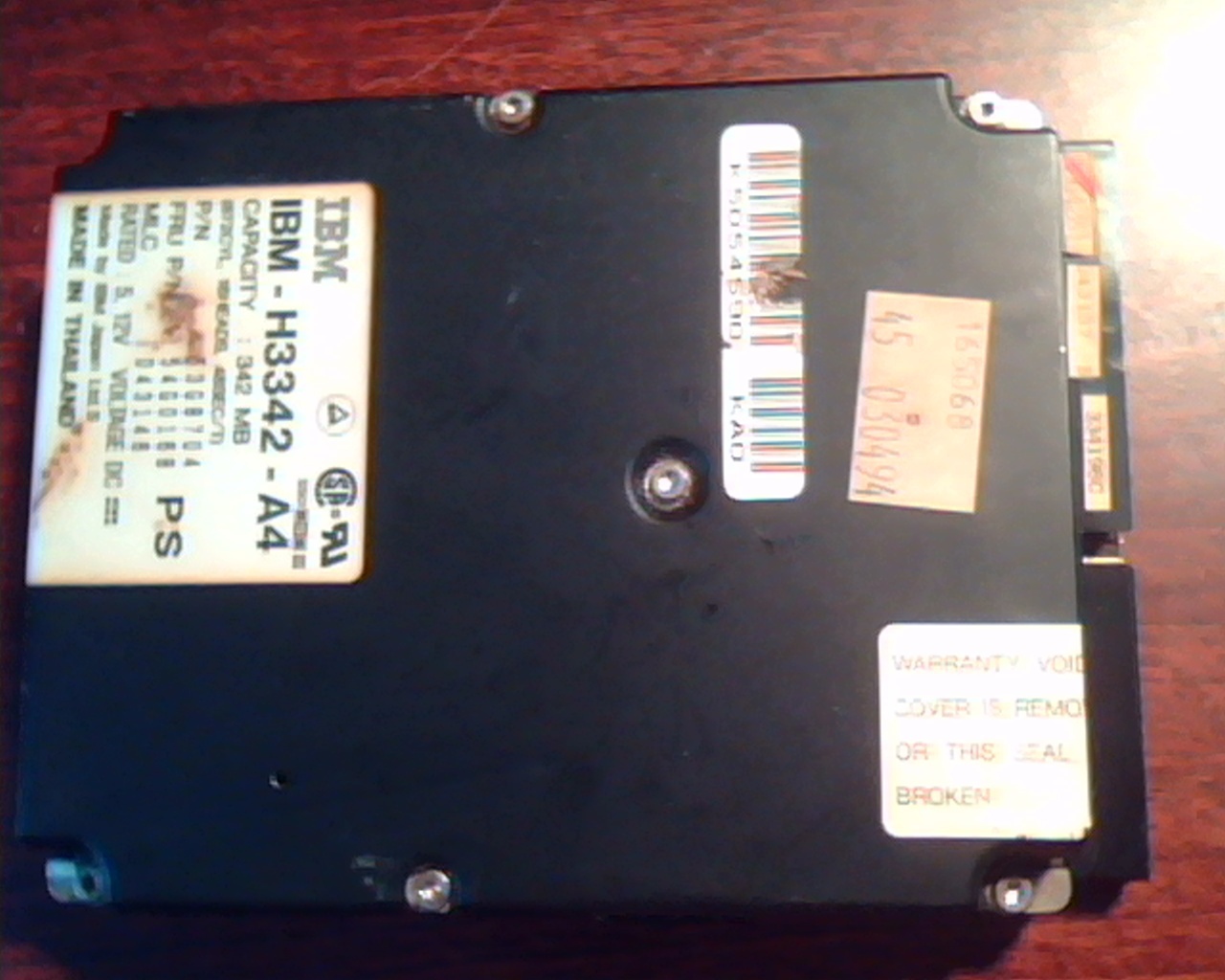 Hard Disk Drive IDE IBM IBM-H3342-A4 342MB 53G8704 54G0168 D43146 