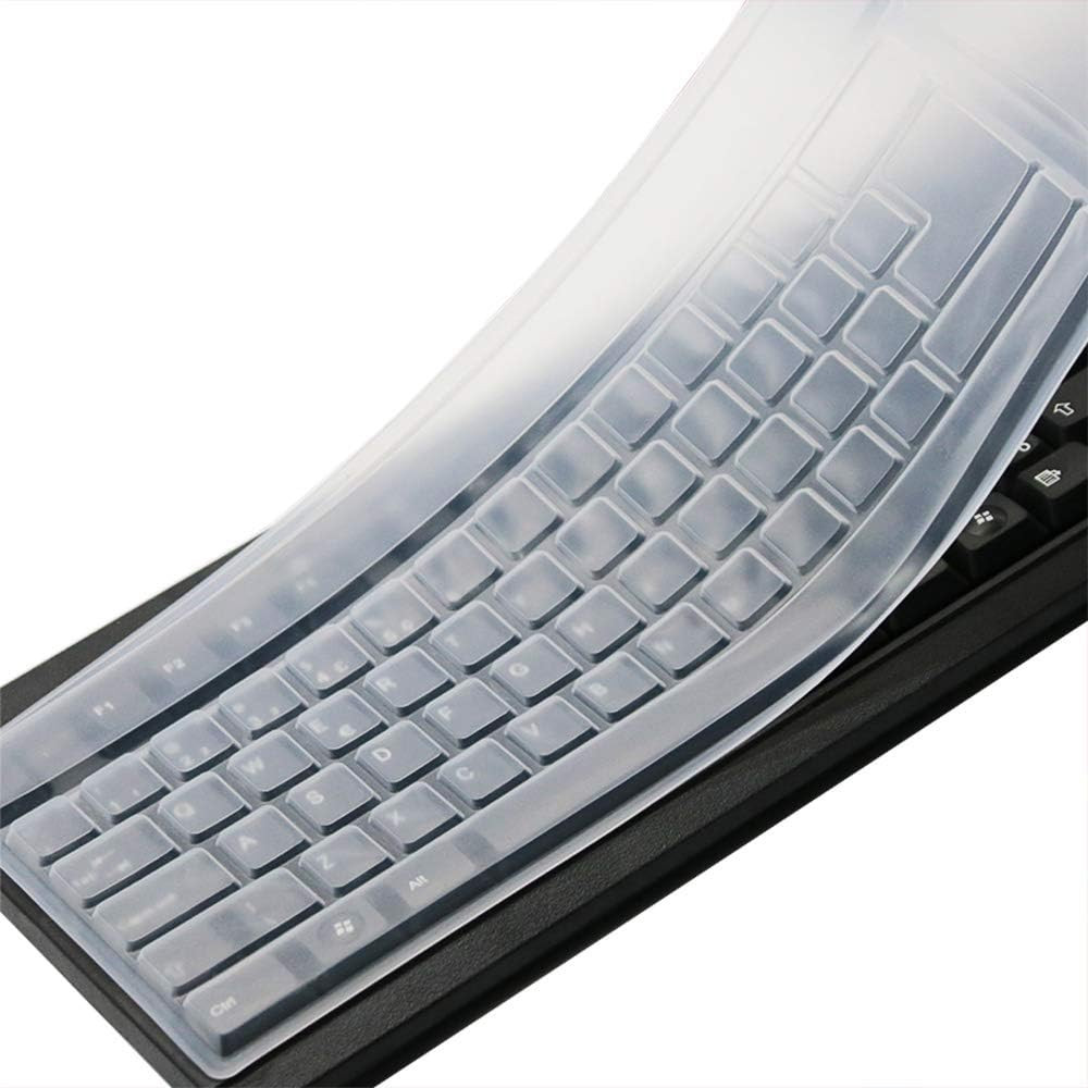 Funda transparente para teclado de computadora de escritorio para PC