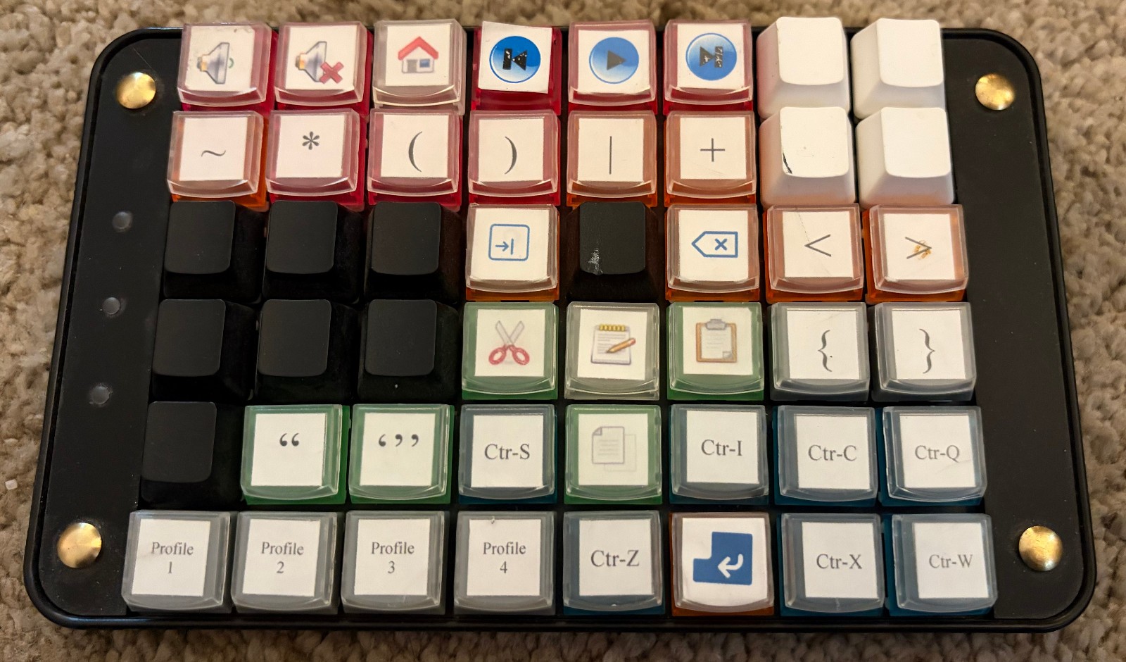 Koolertron 48 Programmable Keys Mechanical Keyboard