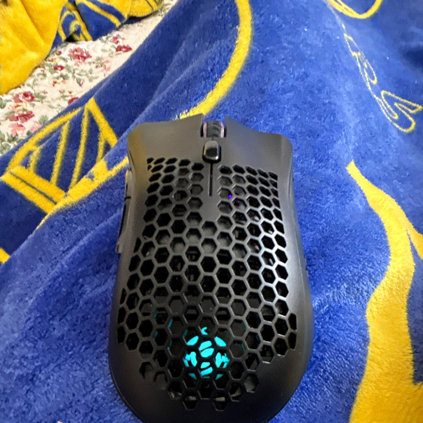 K-Snake BM-600 Wireless USB Optical Gaming Mouse 1200 DPI 6-Button LED Black