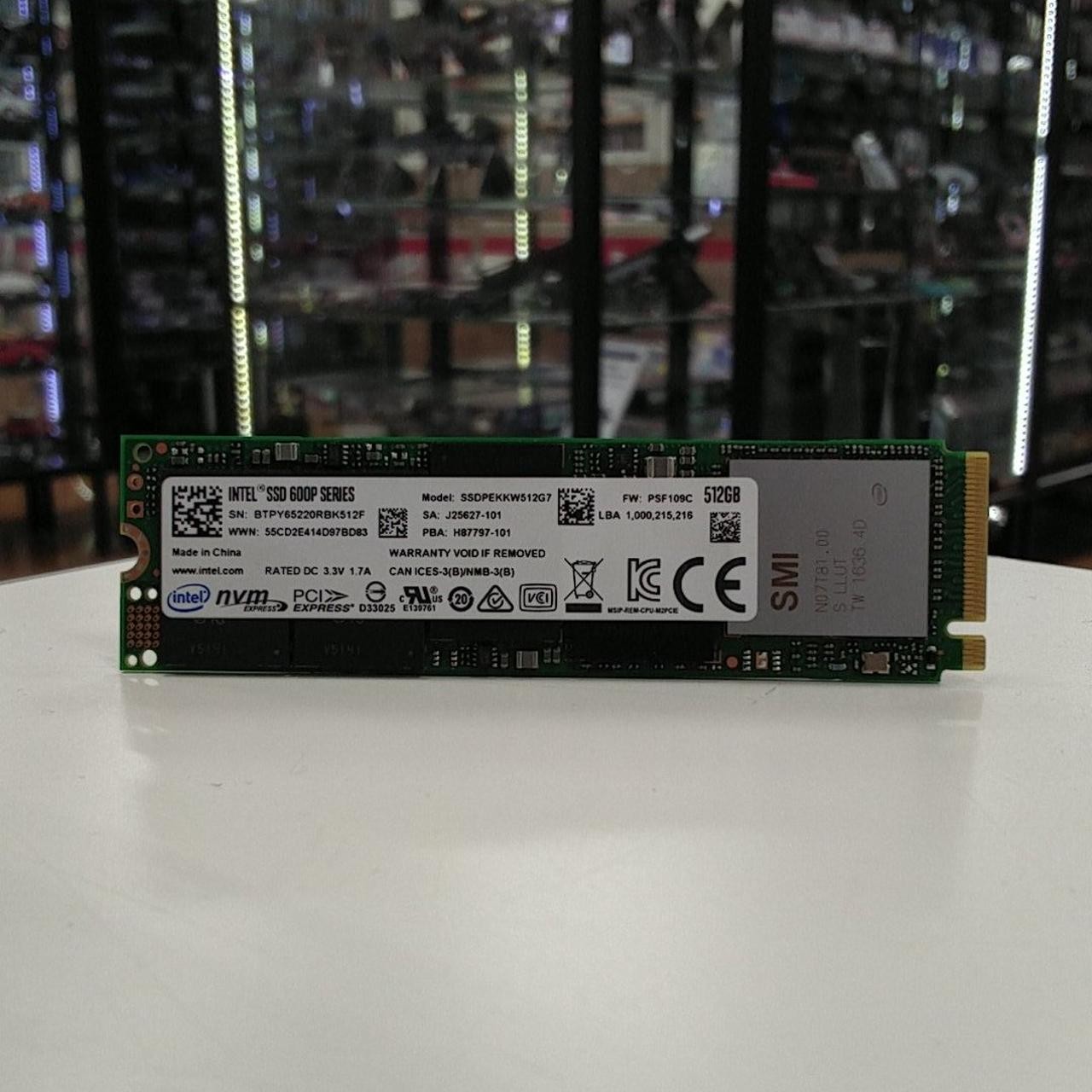Intel M.2 SSD 512GB Used Storage Solid State Drive 151h Usage Time Japan
