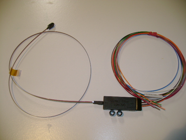 Fiber Optic Ribbon Fanout Cable, 8 Position 9/125um New in Box w/ Test Data
