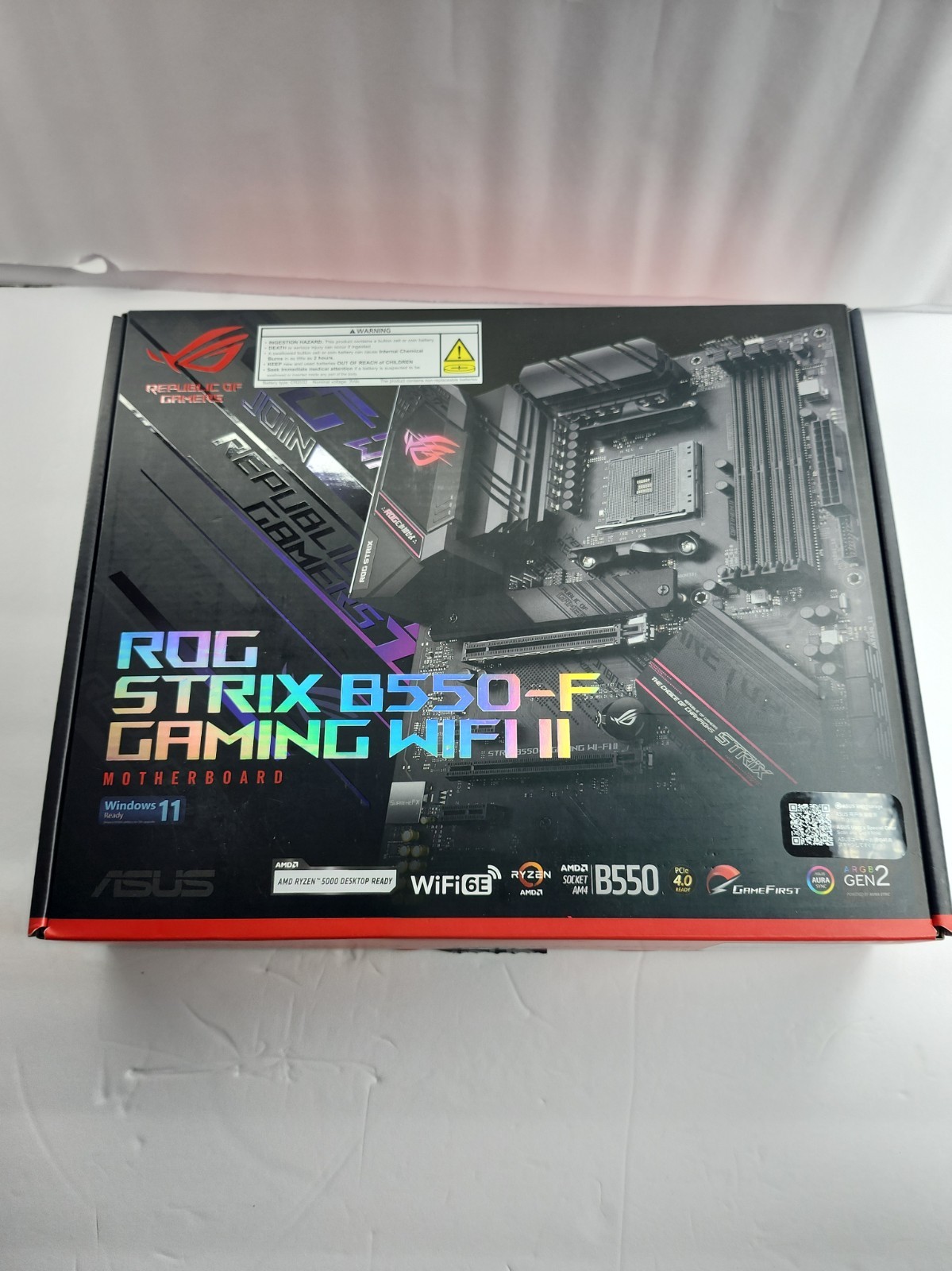 ASUS ROG STRIX B550-F GAMING WIFI II AM4 AMD ATX Motherboard