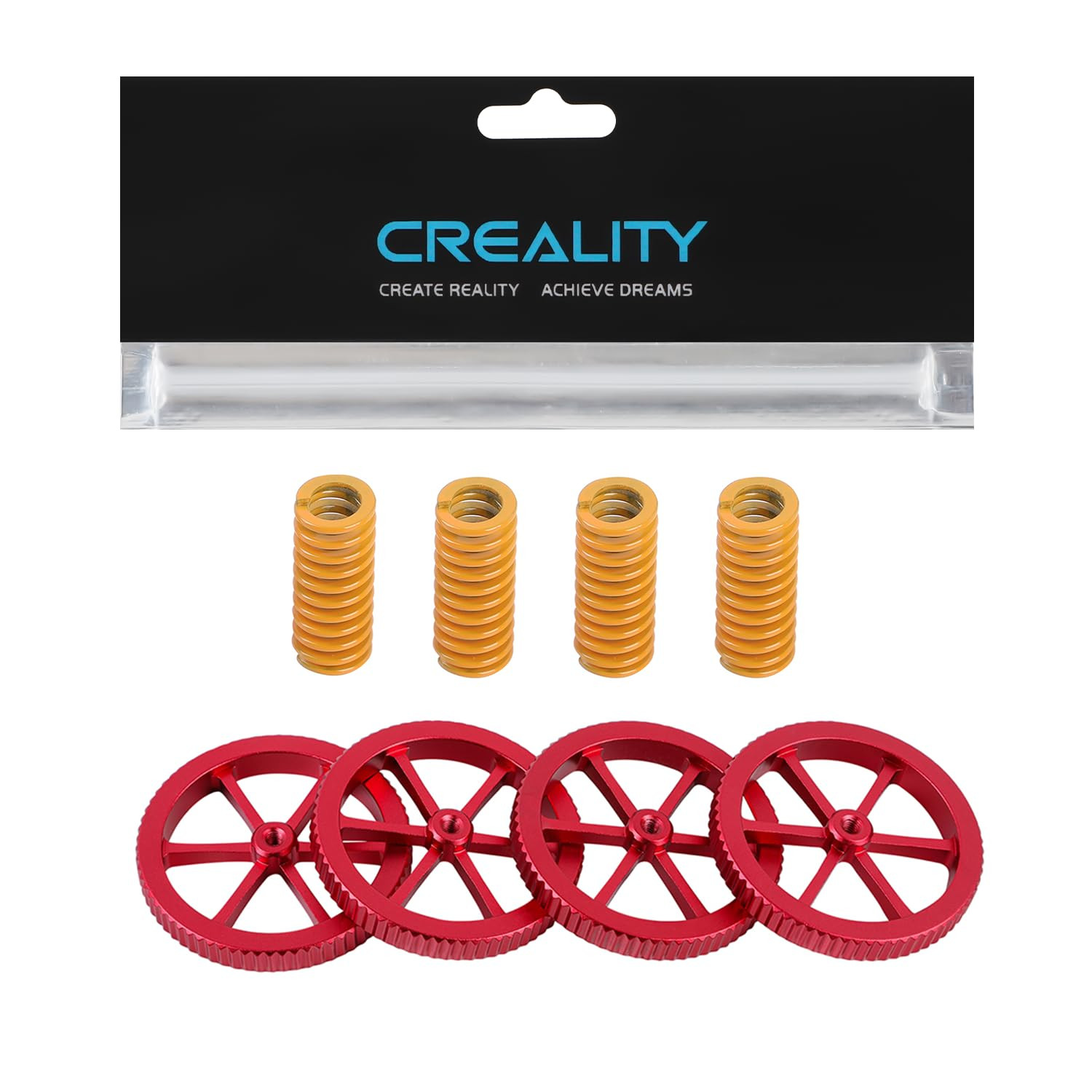 Official  4Pcs Metal Leveling Nuts and 4Pcs Springs Upgraded Set for Ender 3/3 P