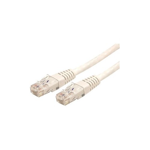 Startech C6PATCH7WH 7FT WHITE CAT6 ETHERNET CABLE RJ45 UTP PATCH CABLE GIGABIT L