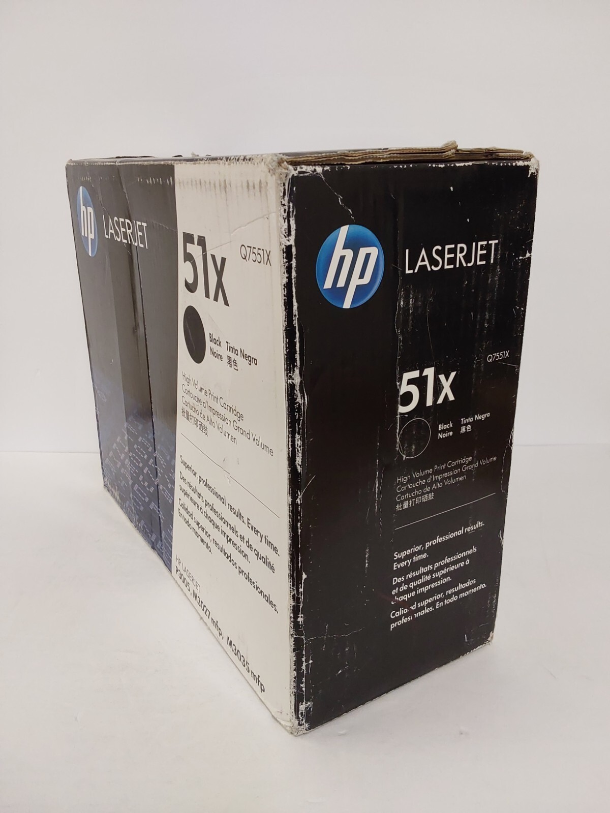 HP 51X Black High-Yield Toner Cartridge LaserJet P3005 (Q7551X) Damaged Box