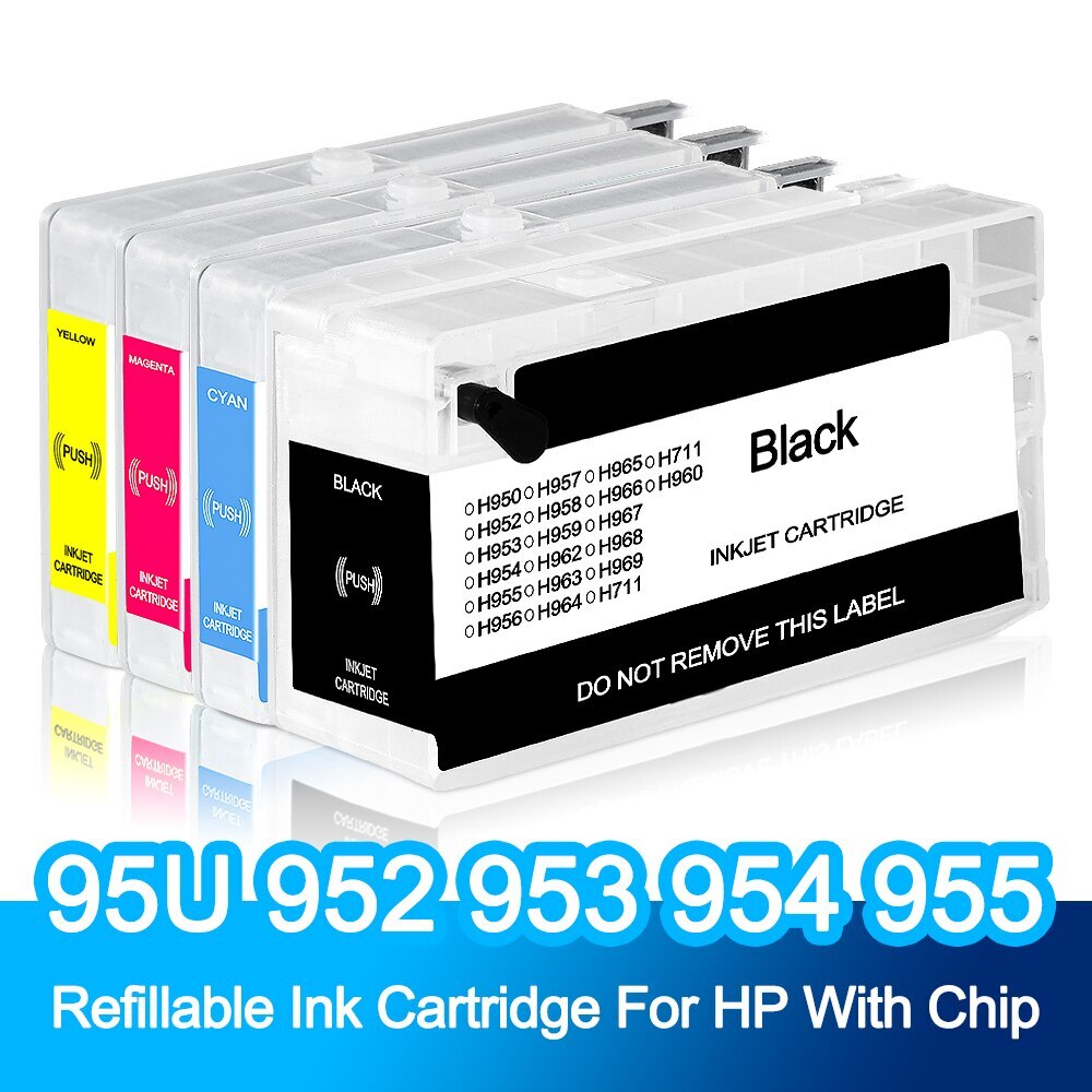95U Refillable Ink Cartridge for HP Pro 7720 7740 8210 8216 8710 8720 8740
