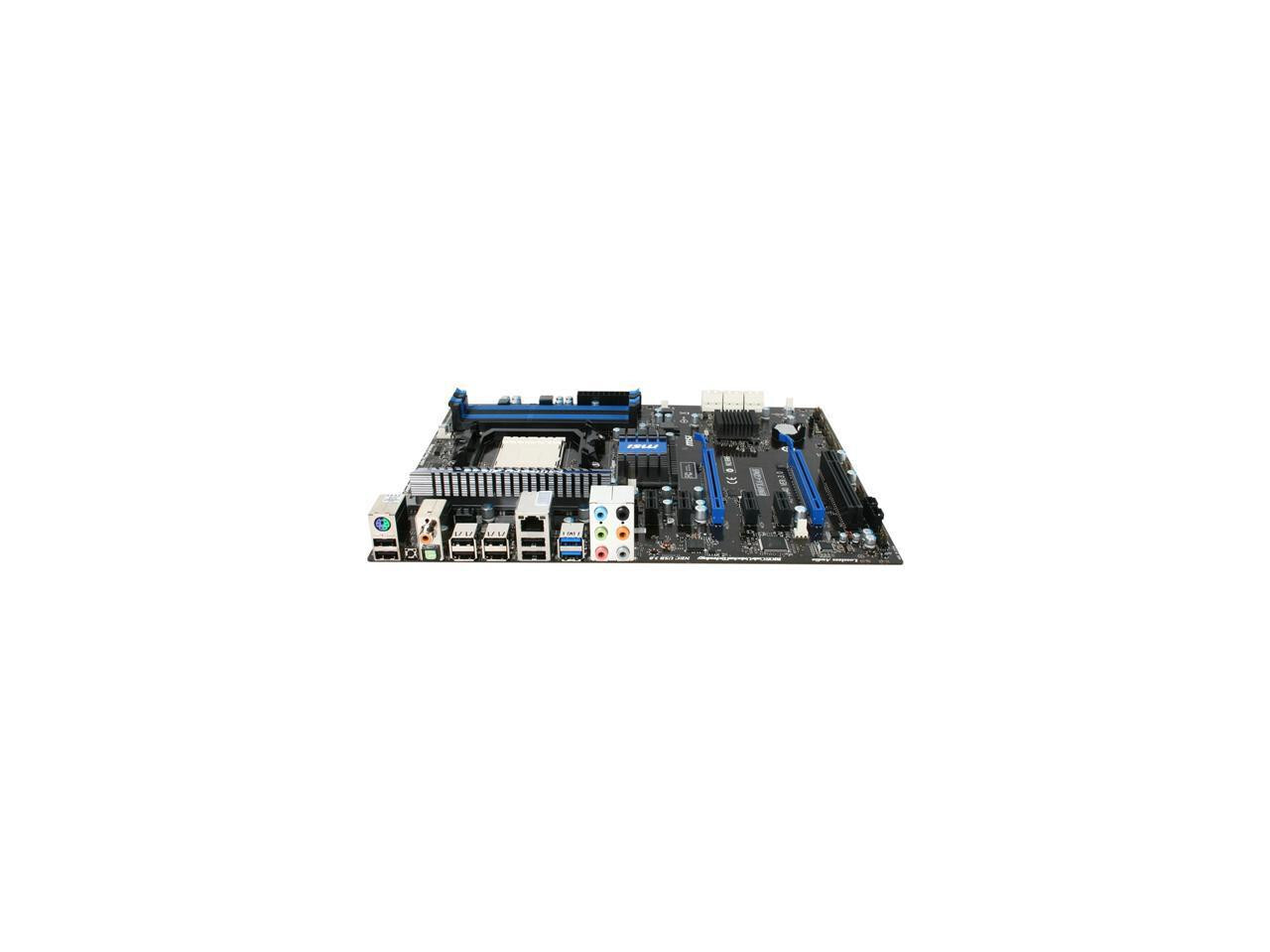 MSI 890FXA-GD65 MS-7640 Socket AM3 AMD 890FX SATA 6Gb/s USB 3.0 ATX Motherboard
