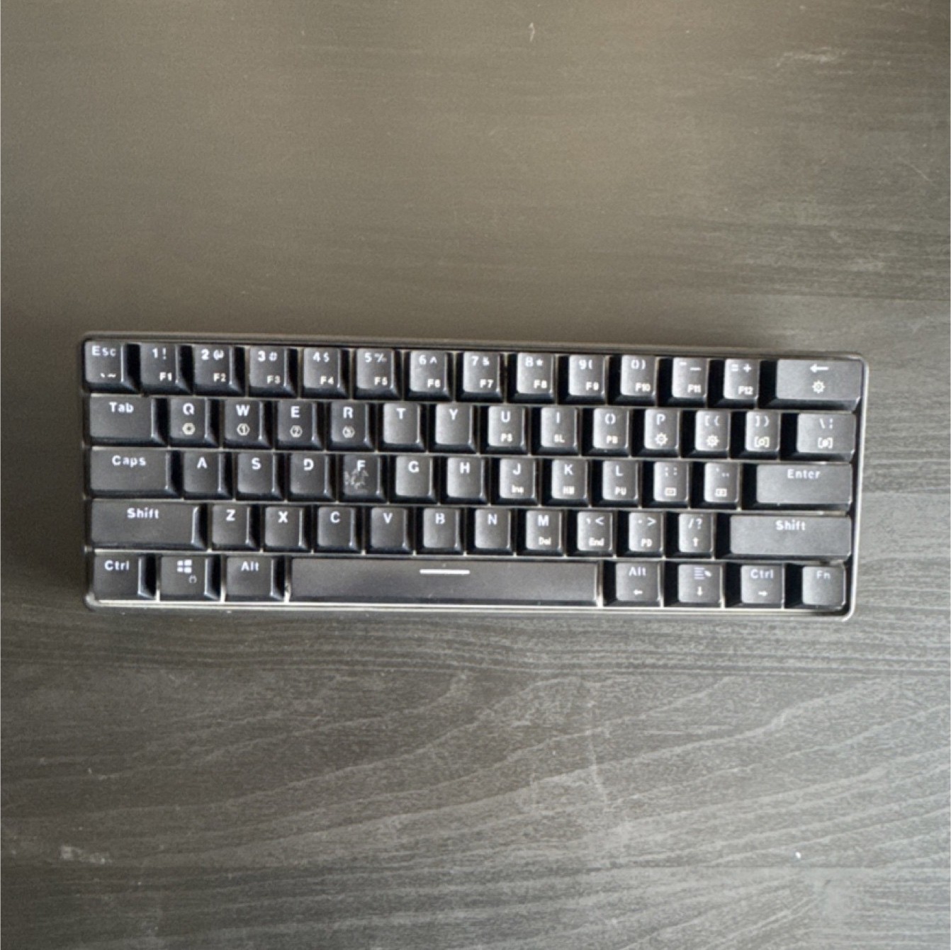 GK61 Compact Black USB 61-Key QWERTY Keyboard English Model GK61