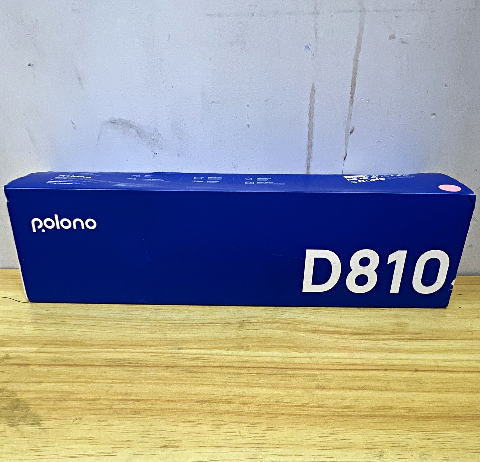 Polono D810 Portable Thermal Label Printer USB-C 300dpi US Letter B&W