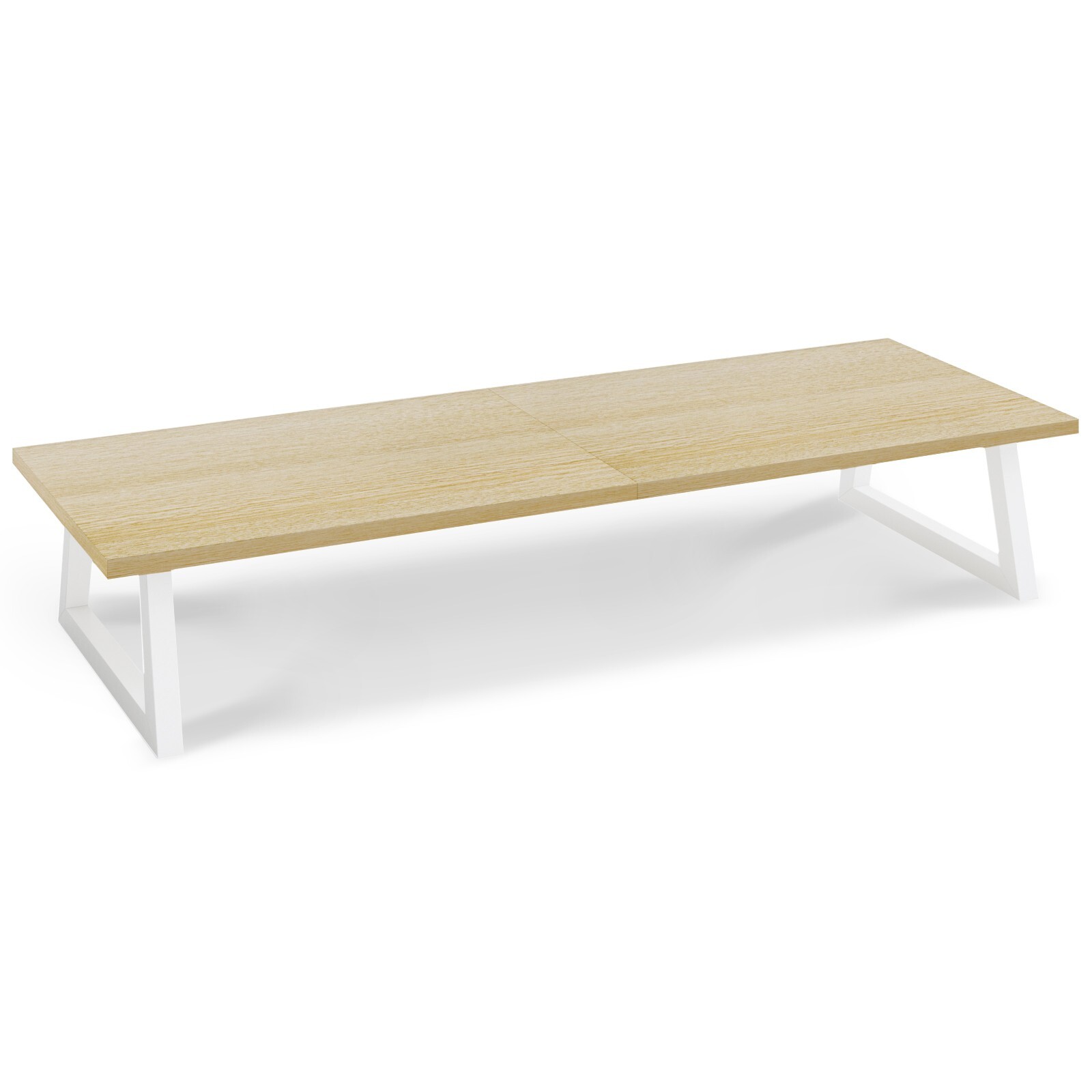 31.5 inch Dual Monitor Stand Riser for Wood & Steel Desktop Riser Organization