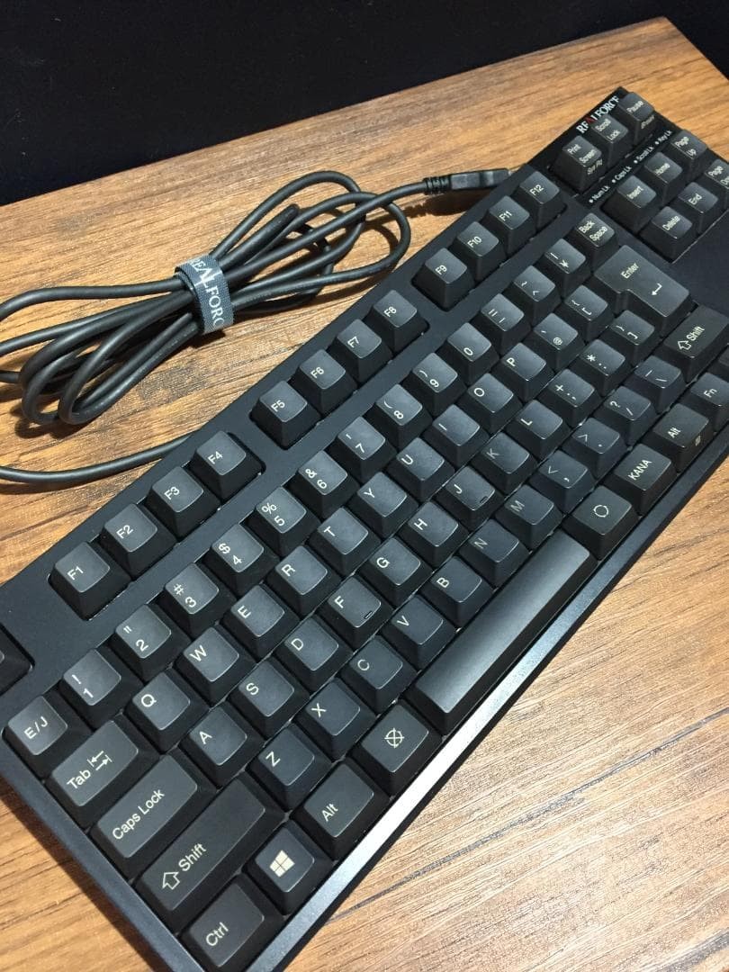 Topre REALFORCE R2TL-JP4-BK 91-Key Tenkeyless Keyboard 45g Black Wired