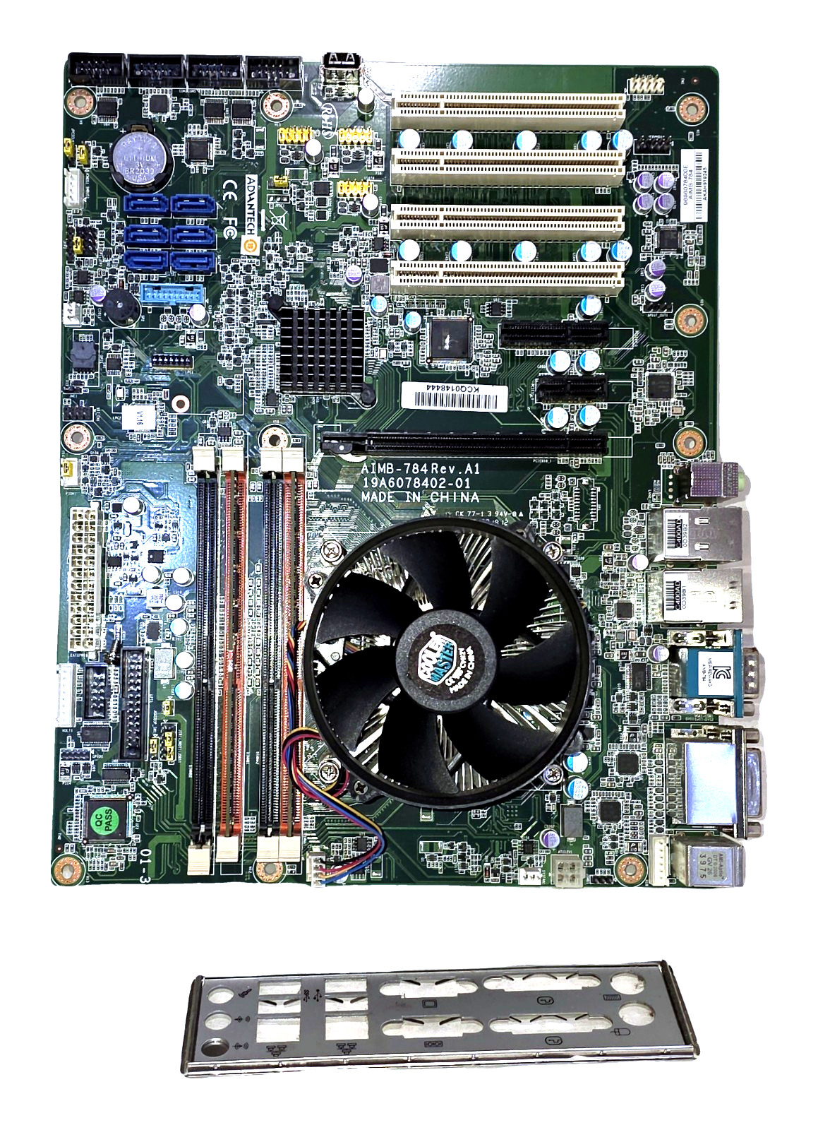 Advantech AIMB-784 9696078400E ATX Motherboard Intel i7-4790 CPU 8GB RAM Cooler