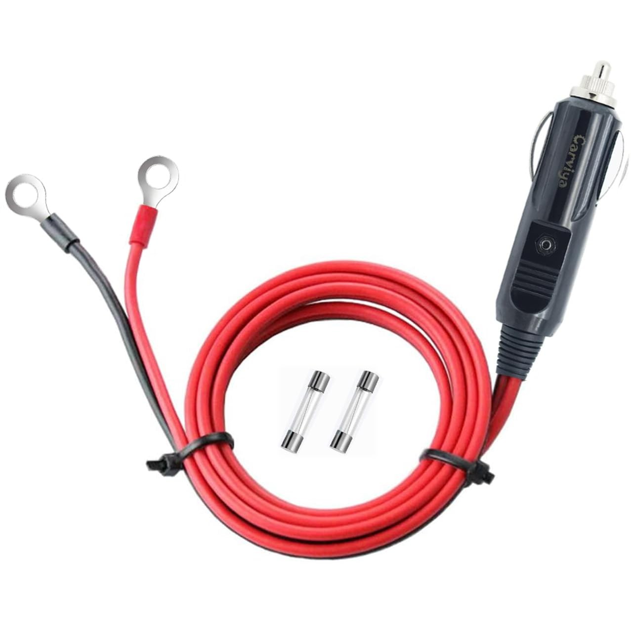 Cigarette Lighter Male Plug Adapter Inverter Cable Power Supply Cord Heavy Du...