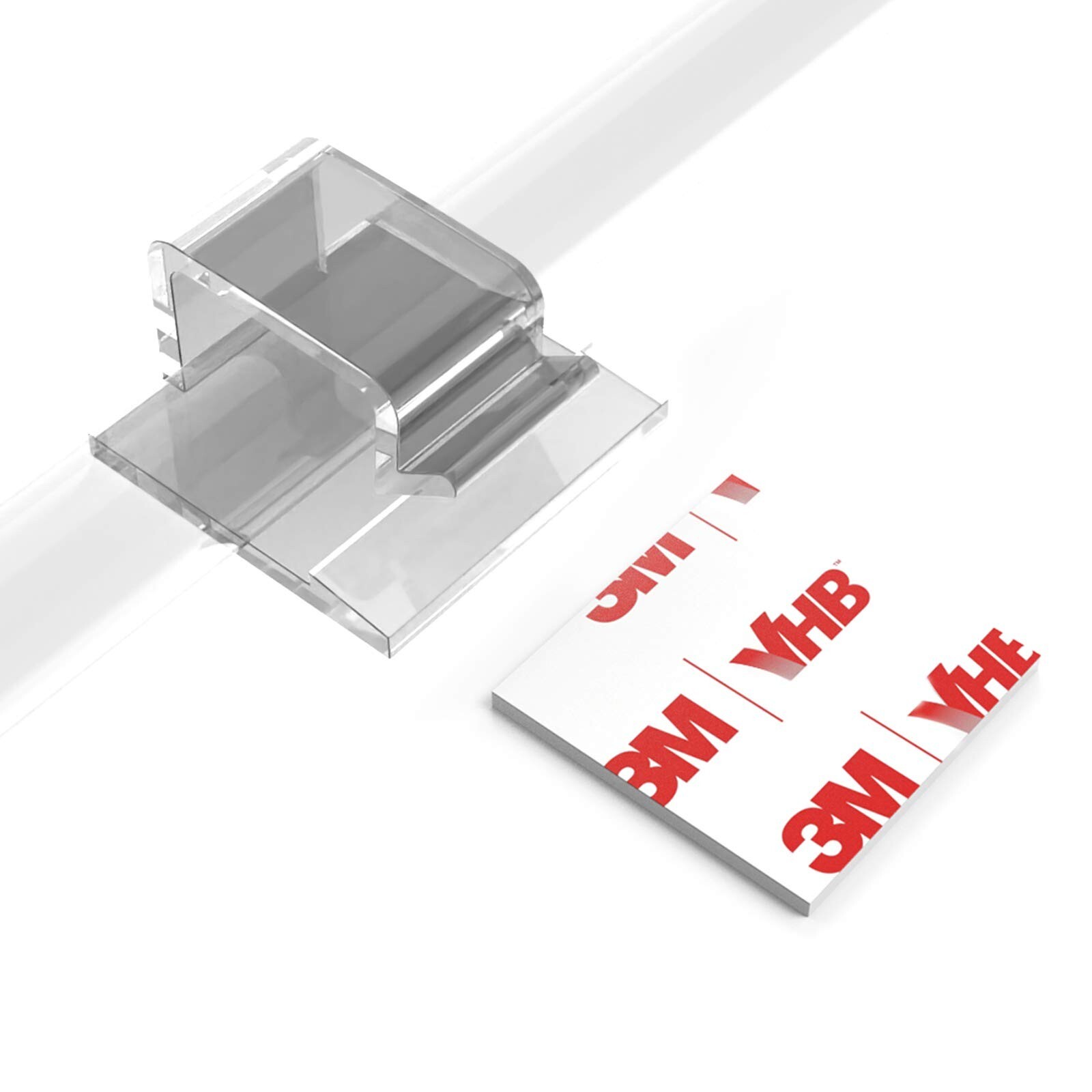 Cable Clips with Strong Self-Adhesive, XIAOXI R Shape Cable Management TV PC ...