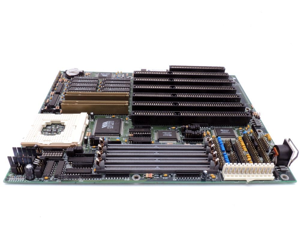 FIC 486-PVT-IO Vintage Computer Motherboard Socket 3 PC Motherboard 14010 VIA Chip