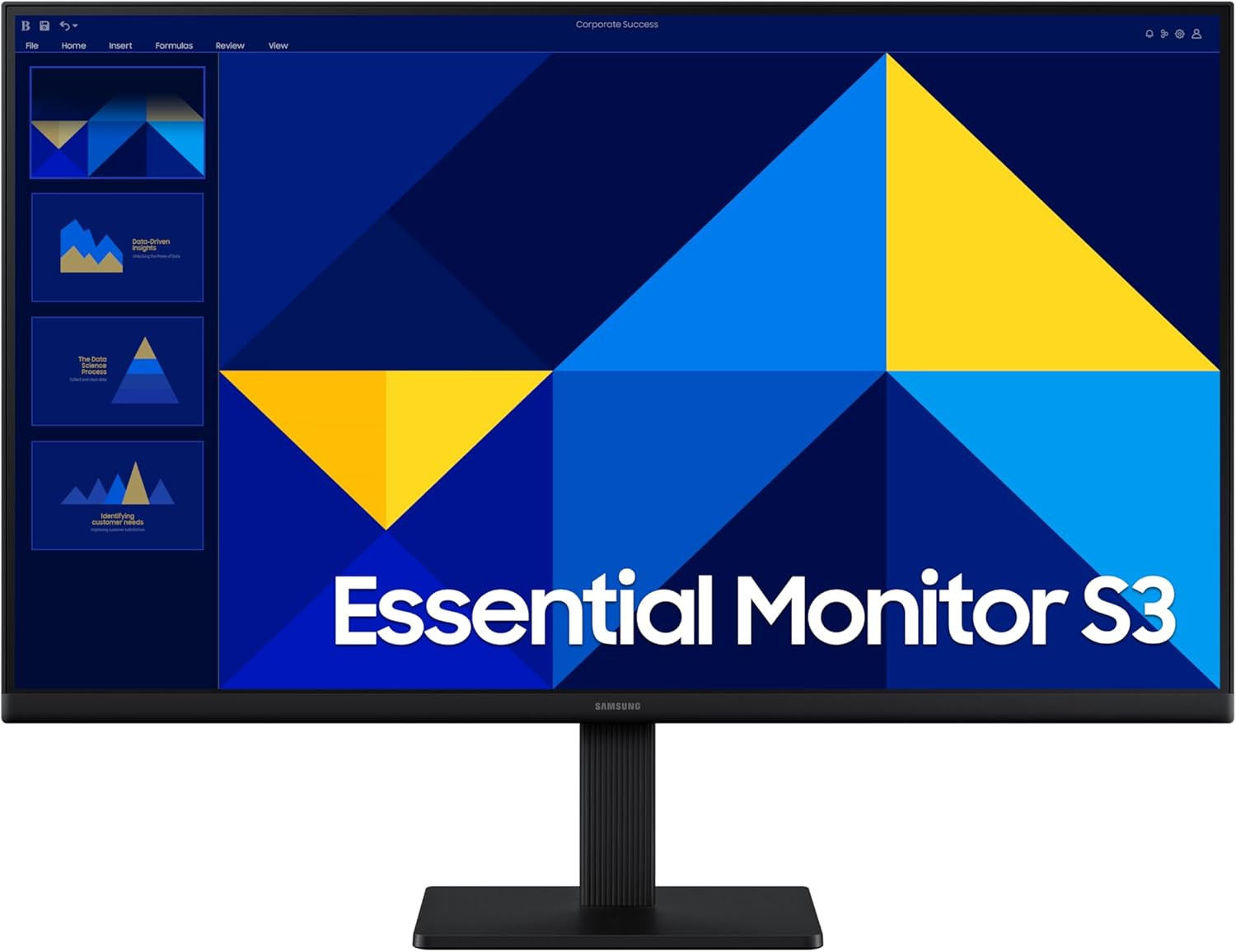 Samsung  LS27D30DGANXZA 27" S30GD Essential IPS Display FHD Monitor, Black