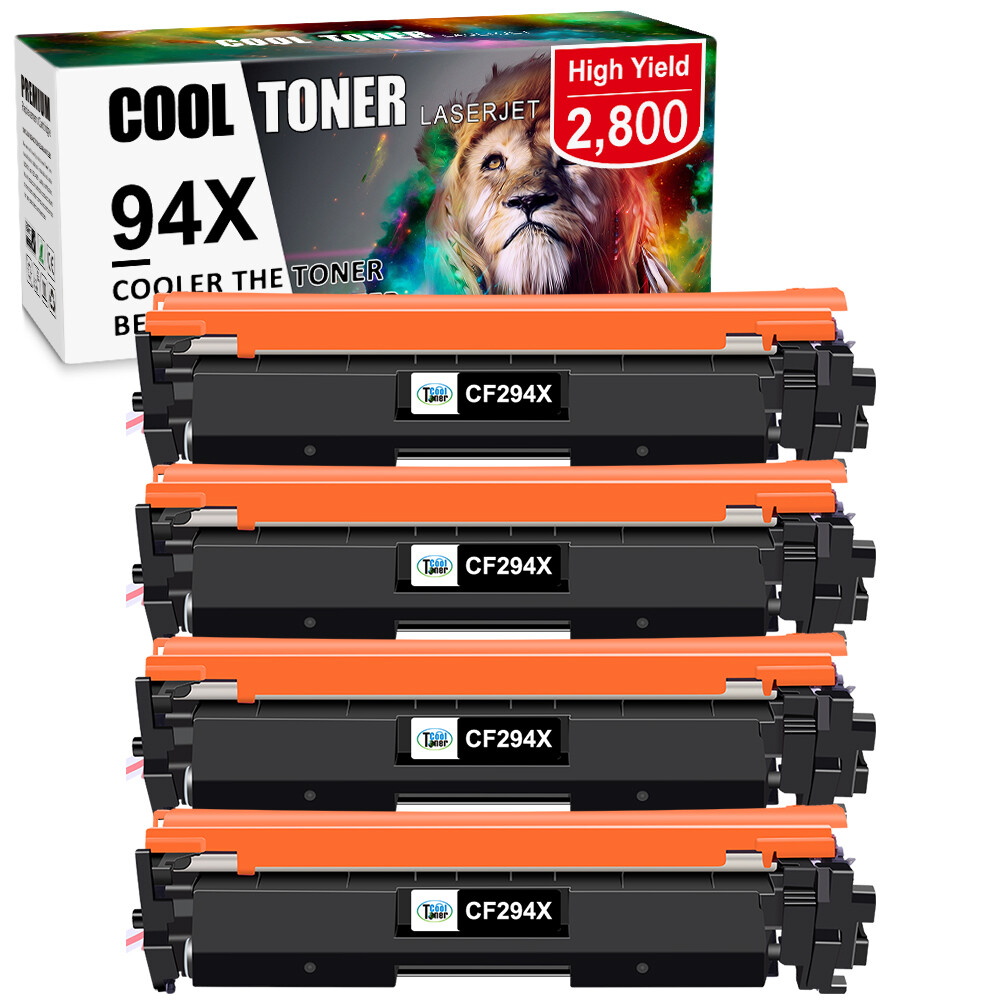 4PK CF294X 94X Toner Compatible With HP LaserJet Pro M118dw MFP M148dw M149fdw