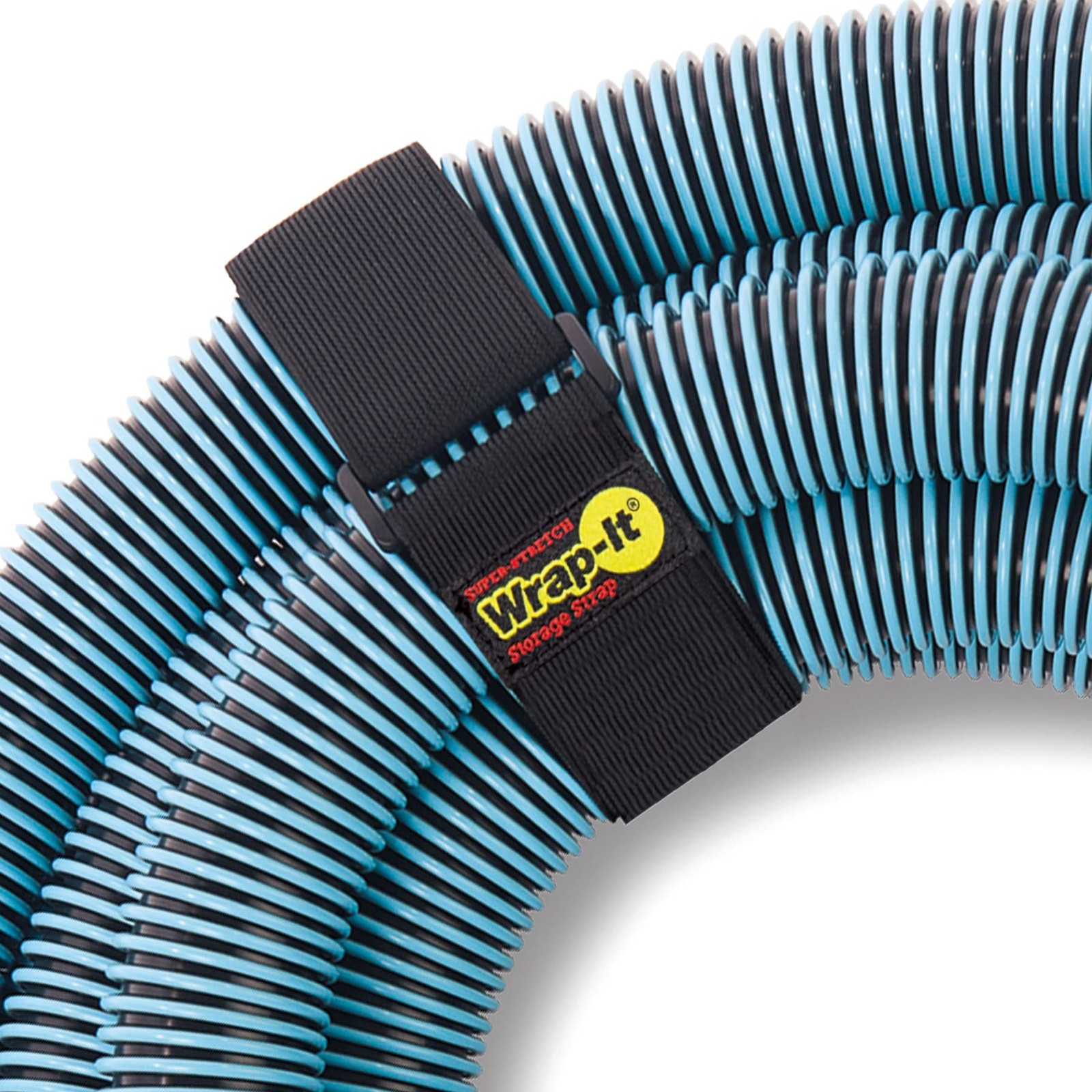 Super-Stretch Wrap-It Storage Straps - 24" (4 Pack) Black | Elastic Hook and ...