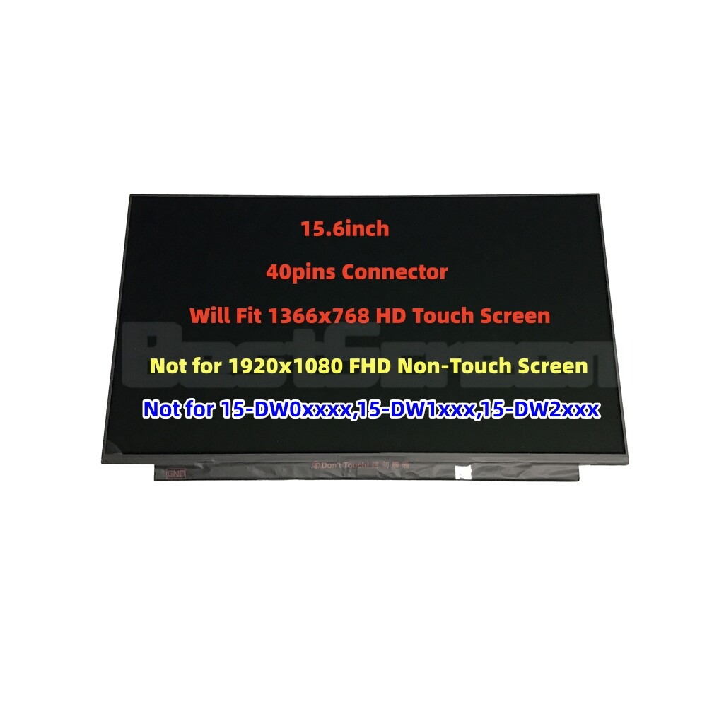 HD LCD Touch Screen For HP 15-DW3013DX 15-DW3056CL 15-DW3015CL 15-DW3025CL 40pin