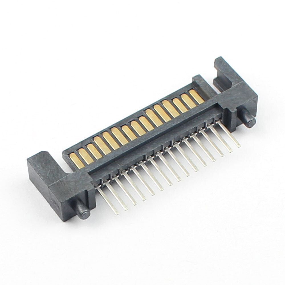 5Pcs Sata 15 Pin 15P DIP Type Male Straight Adapter Connector For Hard Drive HDD