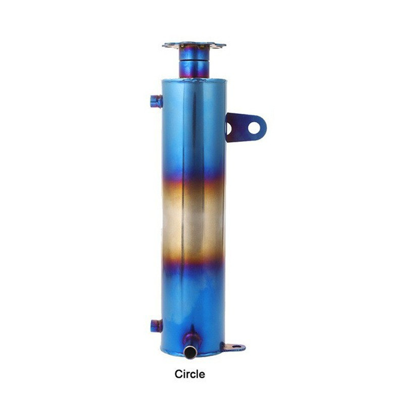 Universal Coolant Radiator Cooling Burnt Aluminum Catch Tank Overflow Reservoir.