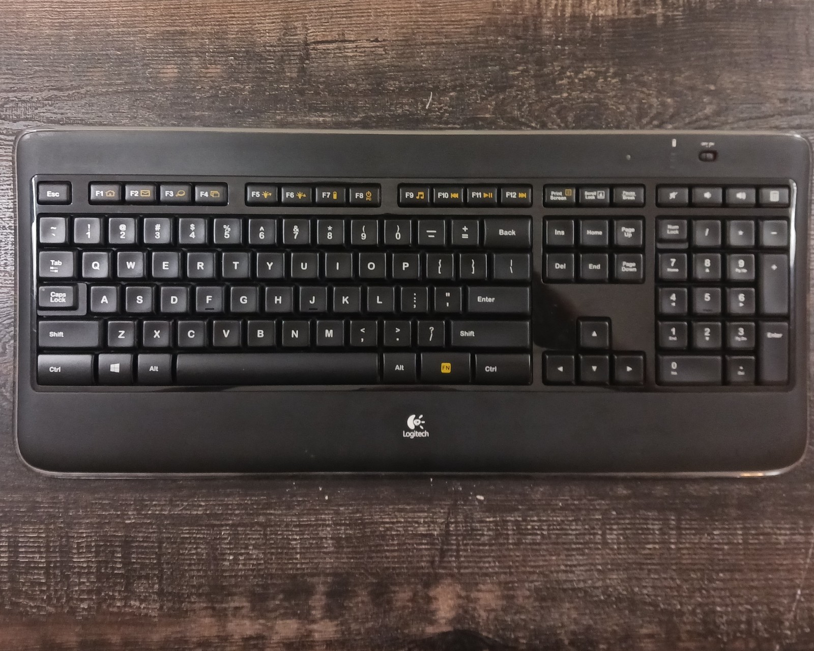 Logitech K800 Illuminated Wireless Keyboard With Dongle Tested Y-R0011
