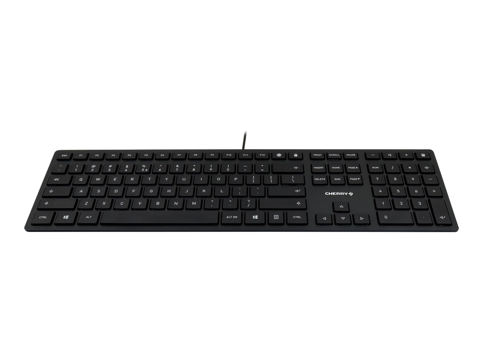 Cherry KC 6000 Slim Keyboard USB English Keyboard 6 Keys JK-1600EU-2