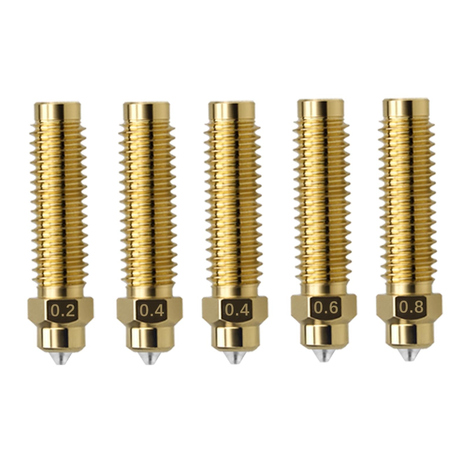 SAHVAIM 3D Printer Nozzle Kit, 5 Pack Nozzle Kit