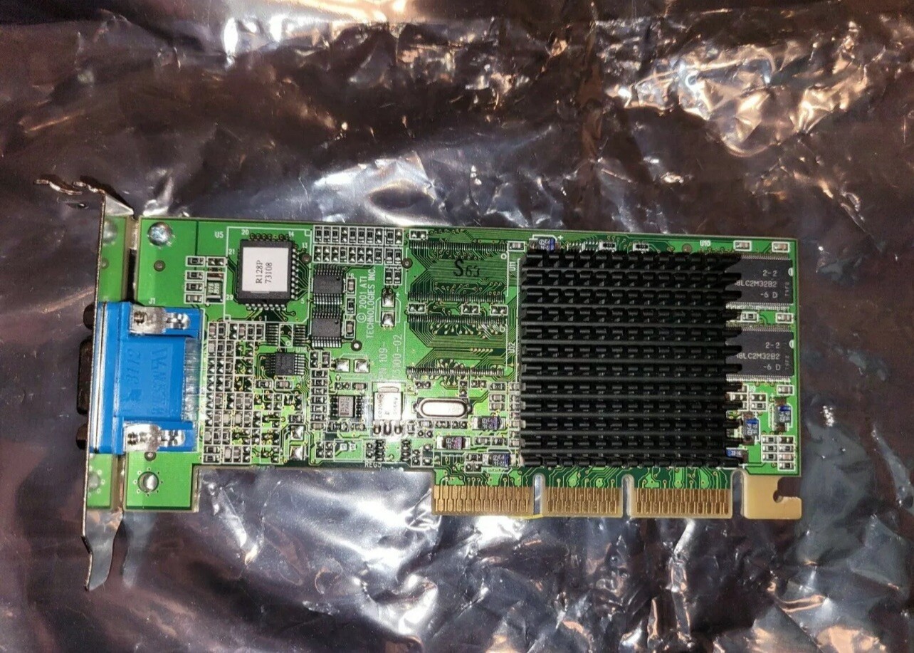 OPEN ATI Rage 1027311302 128 Ultra 16MB AGP VGA Video Card Small Form Factor SFF