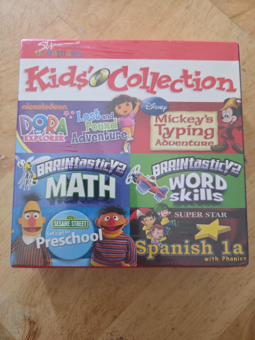 Kids Collection Educational PC CD-ROM Software Dora Mickey Sesame Street 6 Games