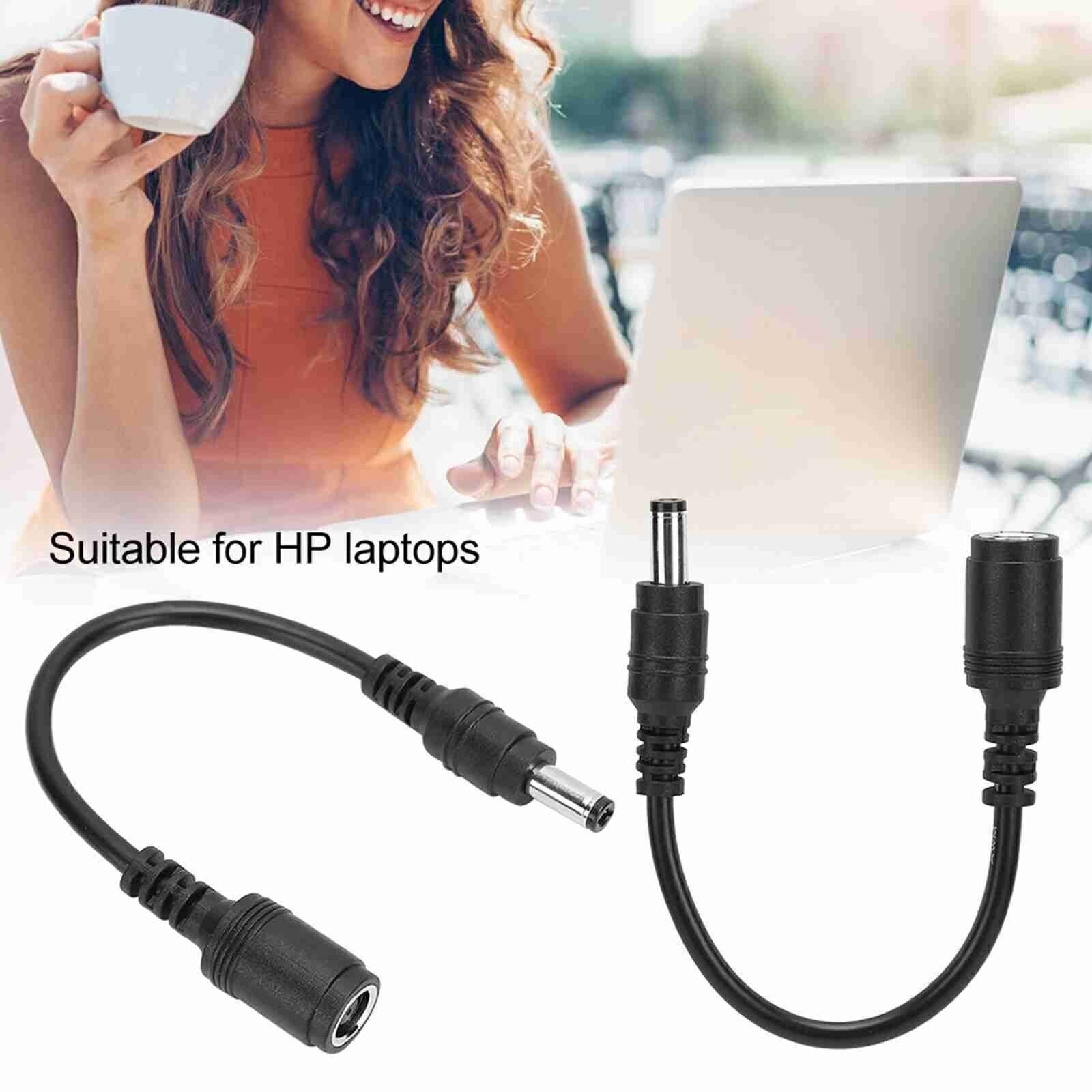 2Pcs DC Power Charger Adapter Converter 7.4x5.0mm Female to 5.5x2.5mm Male