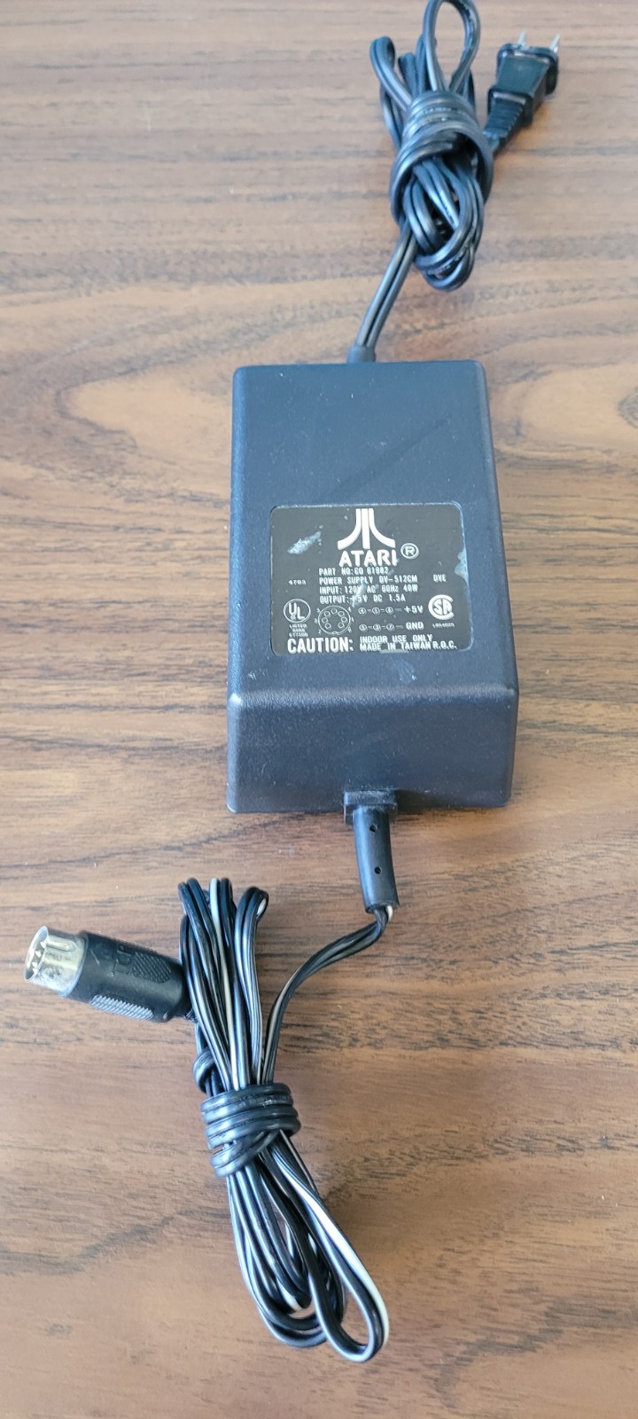Atari Power Supply Class 2 Output VIC-20 VIC 20 902502-02 AC DC ADAPTER