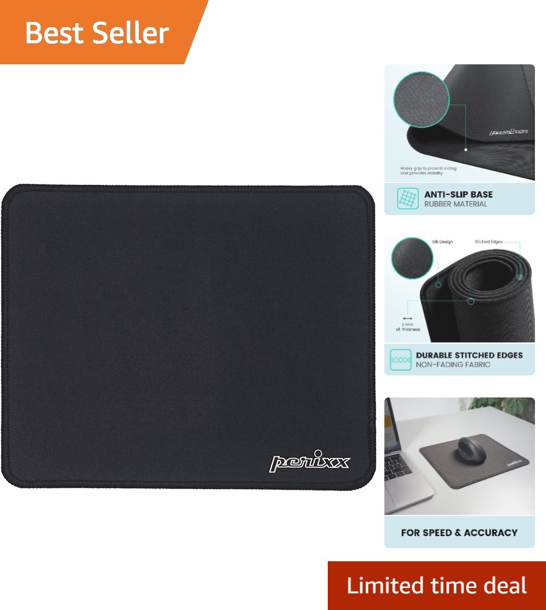 Performance-Boosting DX-1000M Mouse Pad, Waterproof - Ideal for Gamers 9.84x8.27