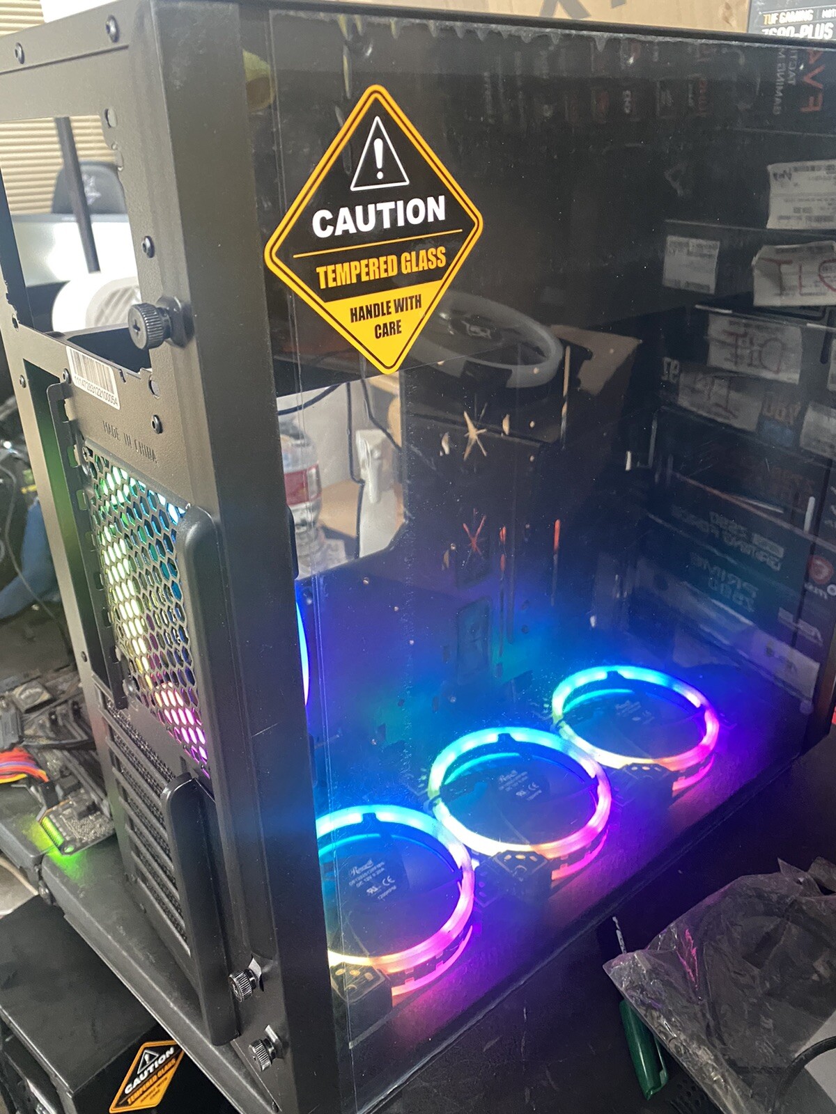 ROSEWILL PRISM S500 4RGB FANS GAMING CASE The Front Panel LED not Working