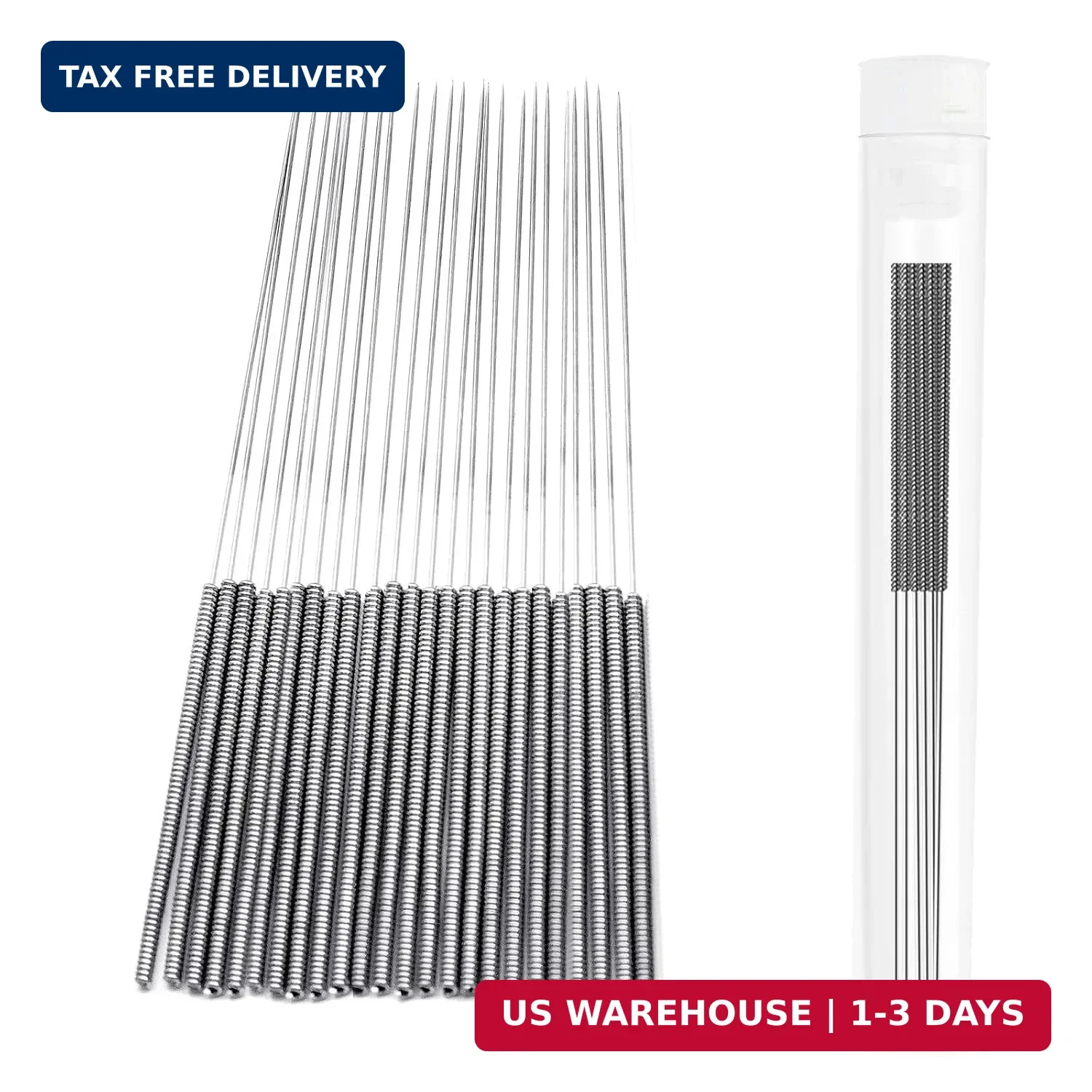 3D Printer Nozzle Cleaning Kit: 20-Pack 0.4mm Stainless Steel Nozzle Cleaner, 3D