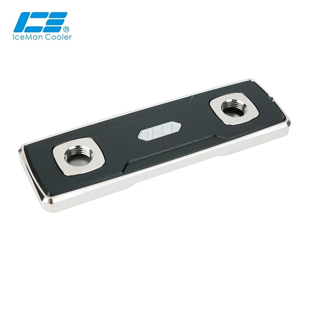 IceManCooler RAM Water Block 4-DIMM Direct Touch Copper G1/4 Nickel