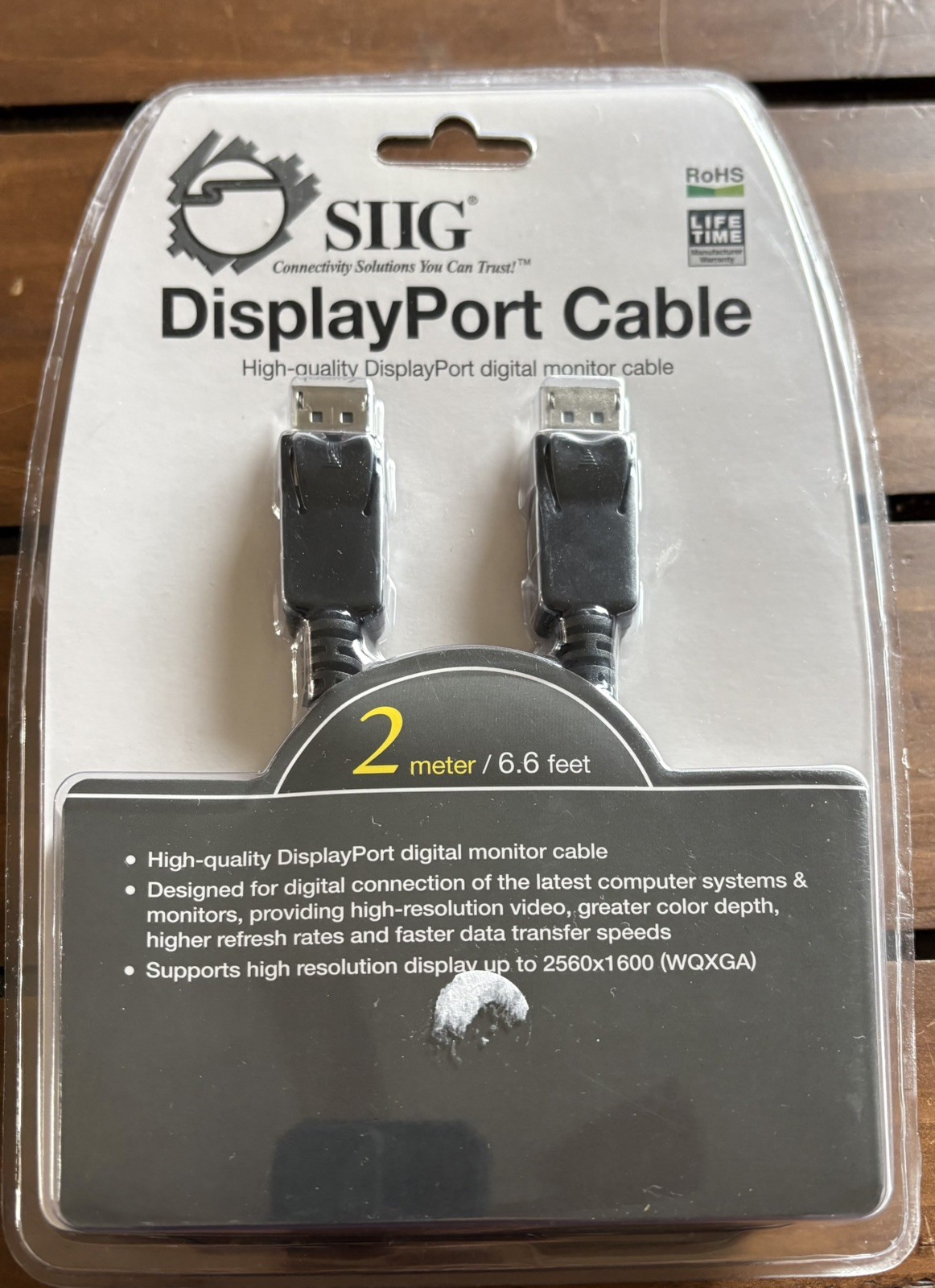 SIIG CB-DP0022-S1 DisplayPort Digital Monitor Cable / *NEW*