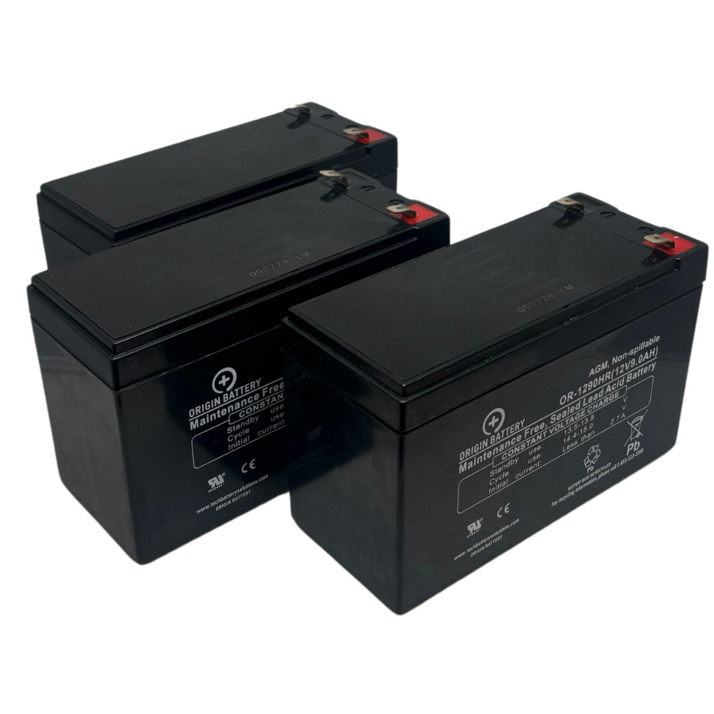 Tripp-Lite SMARTINT1500 Battery Replacement Kit - 3 Pack 12V 9AH High-Rate