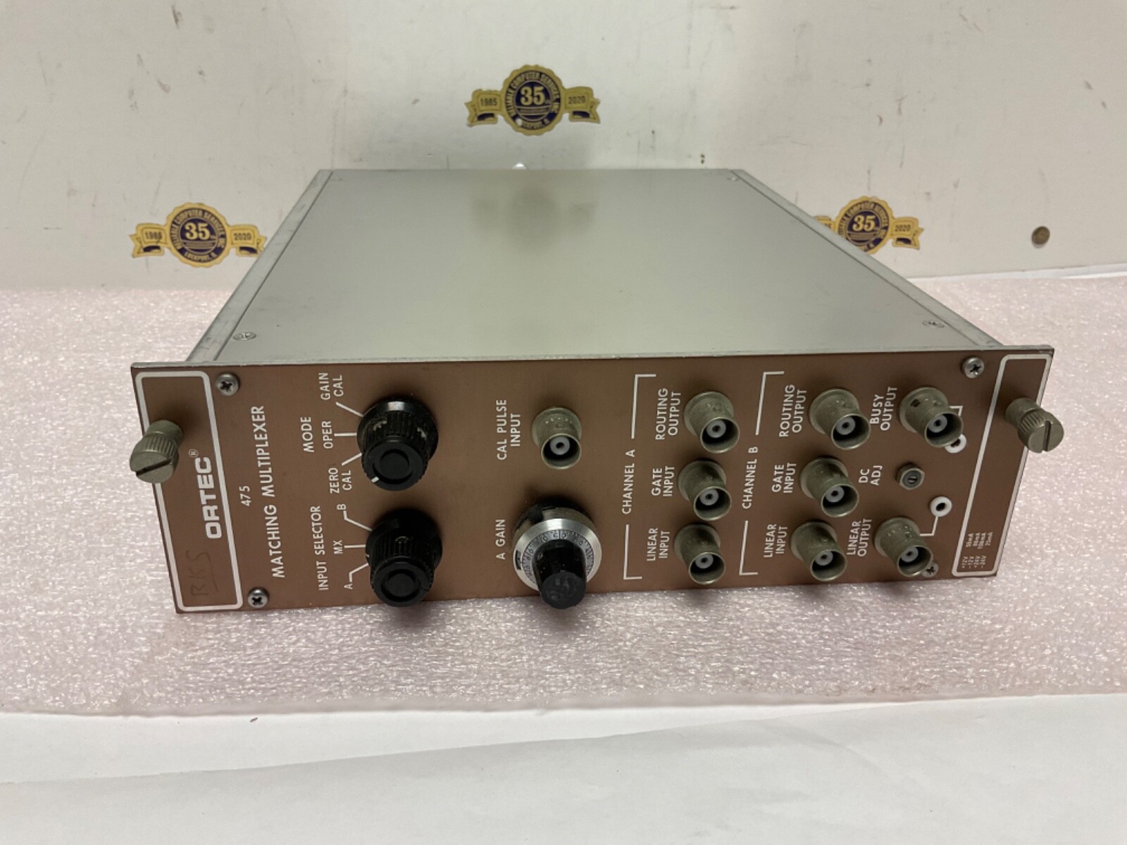 ORTEC EG&G NIM computer module model# 475 Matching Multiplexer