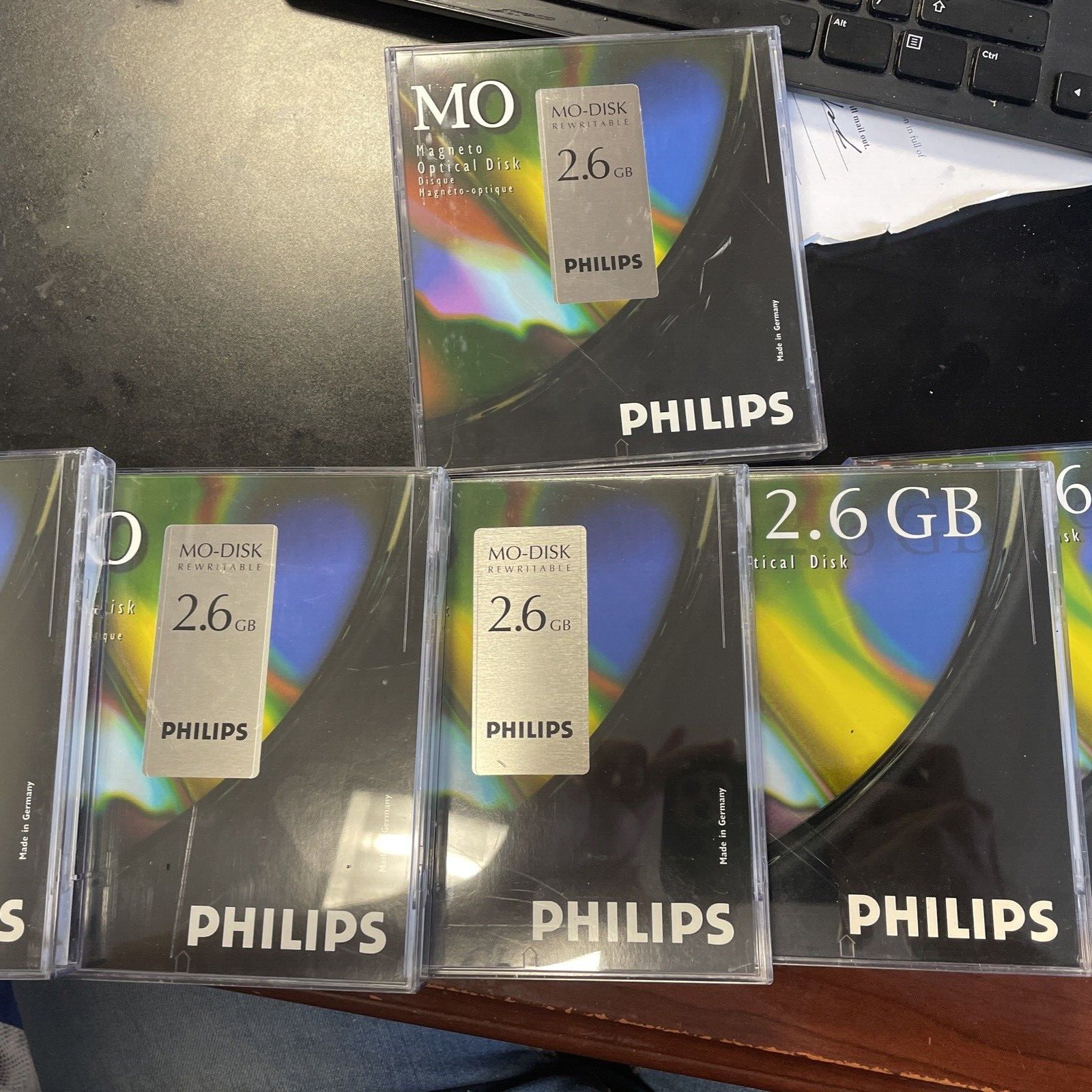 PHILIPS 72PDO 2.6GB Rewritable Magneto Optical Disks