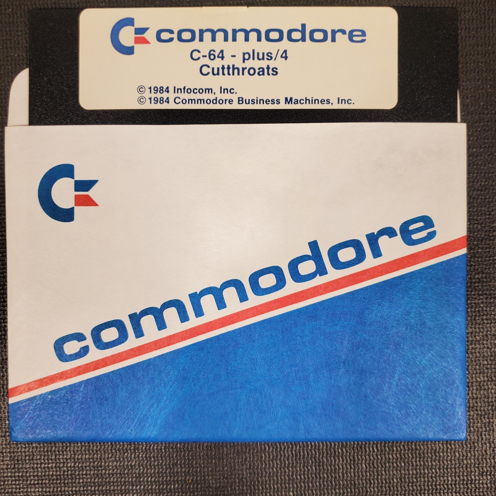 Infocom Cutthroats C64 Plus/4 Floppy Disk 1984 Used