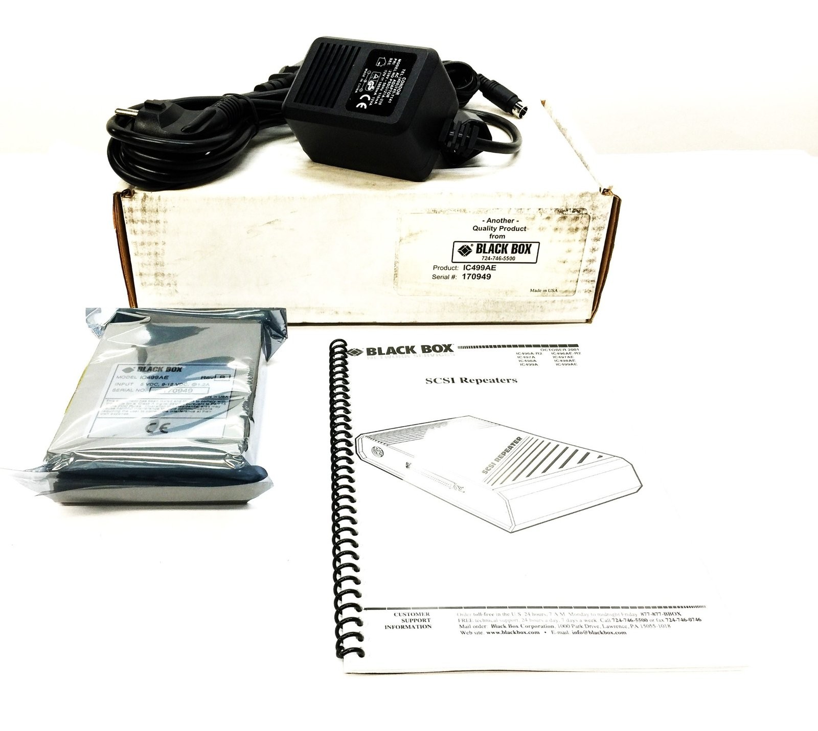 Black Box SCSI Repeater IC499AE NOS