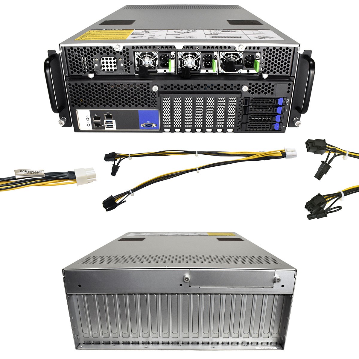 Gigabyte G431-MM1 Server AMD EPYC 7352 CPU 0GB PC4 RAM 10x Y- Graphics 3xPowercord