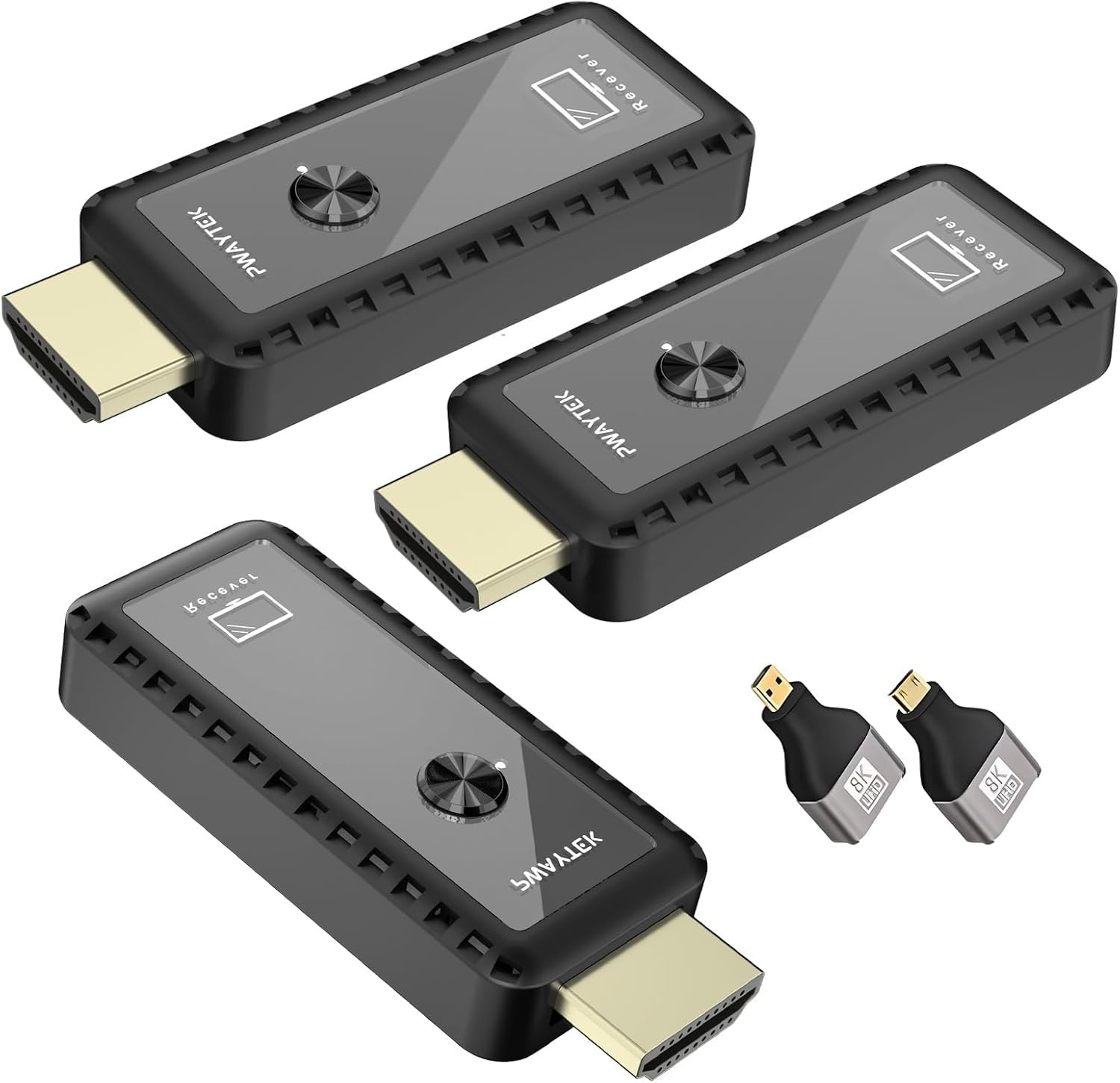 Wireless HDMI Transmitter and Receiver 328ft/100M, Wireless HDMI Extender Kit...